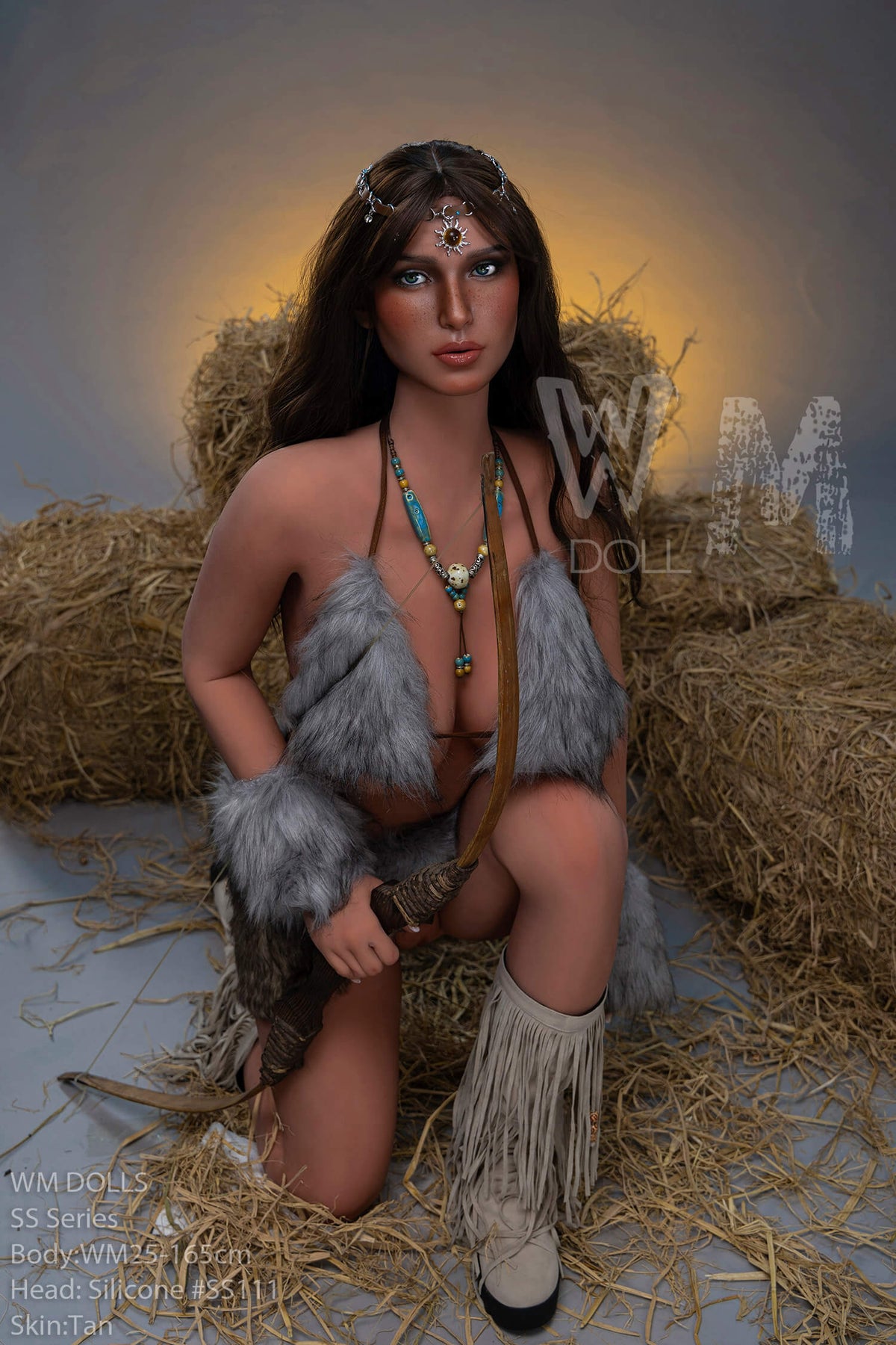 5'5 (165cm)  E-Cup silicone head (#SS111) TPE body Sex Doll - Bianca (WM Doll)