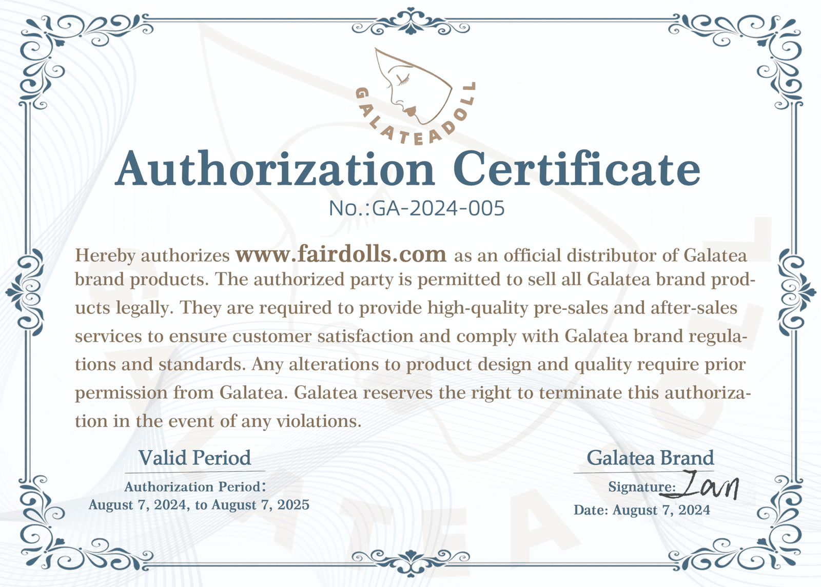 GT DOLL power of attorney