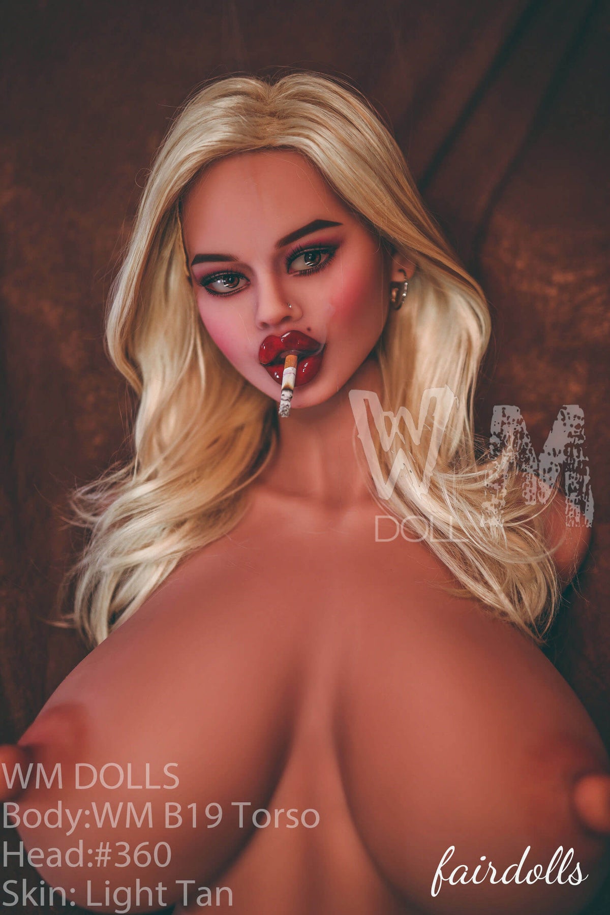 2'10" (88cm) F-Cup Torso Sex Doll With Big Nipples - Jazlynn (WM Doll)