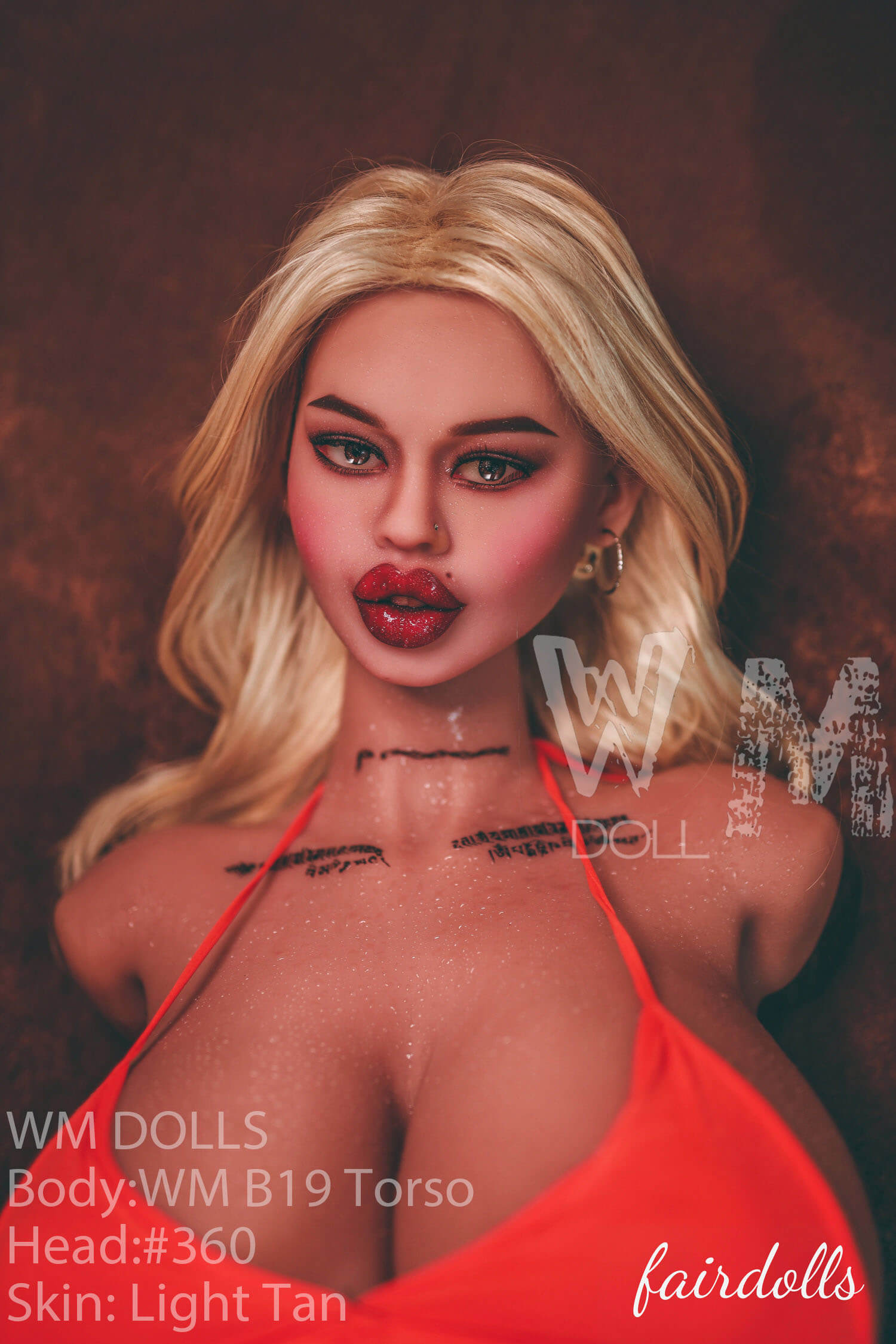 2'10" (88cm) F-Cup Torso Sex Doll With Big Nipples - Jazlynn (WM Doll)