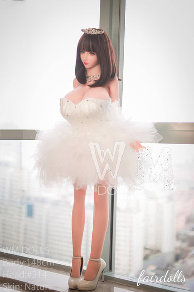 4'10" (148cm) L-Cup Cute Busty Girl Sex Doll - Johnie (WM Doll)