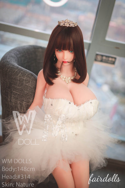 4'10" (148cm) L-Cup Cute Busty Girl Sex Doll - Johnie (WM Doll)