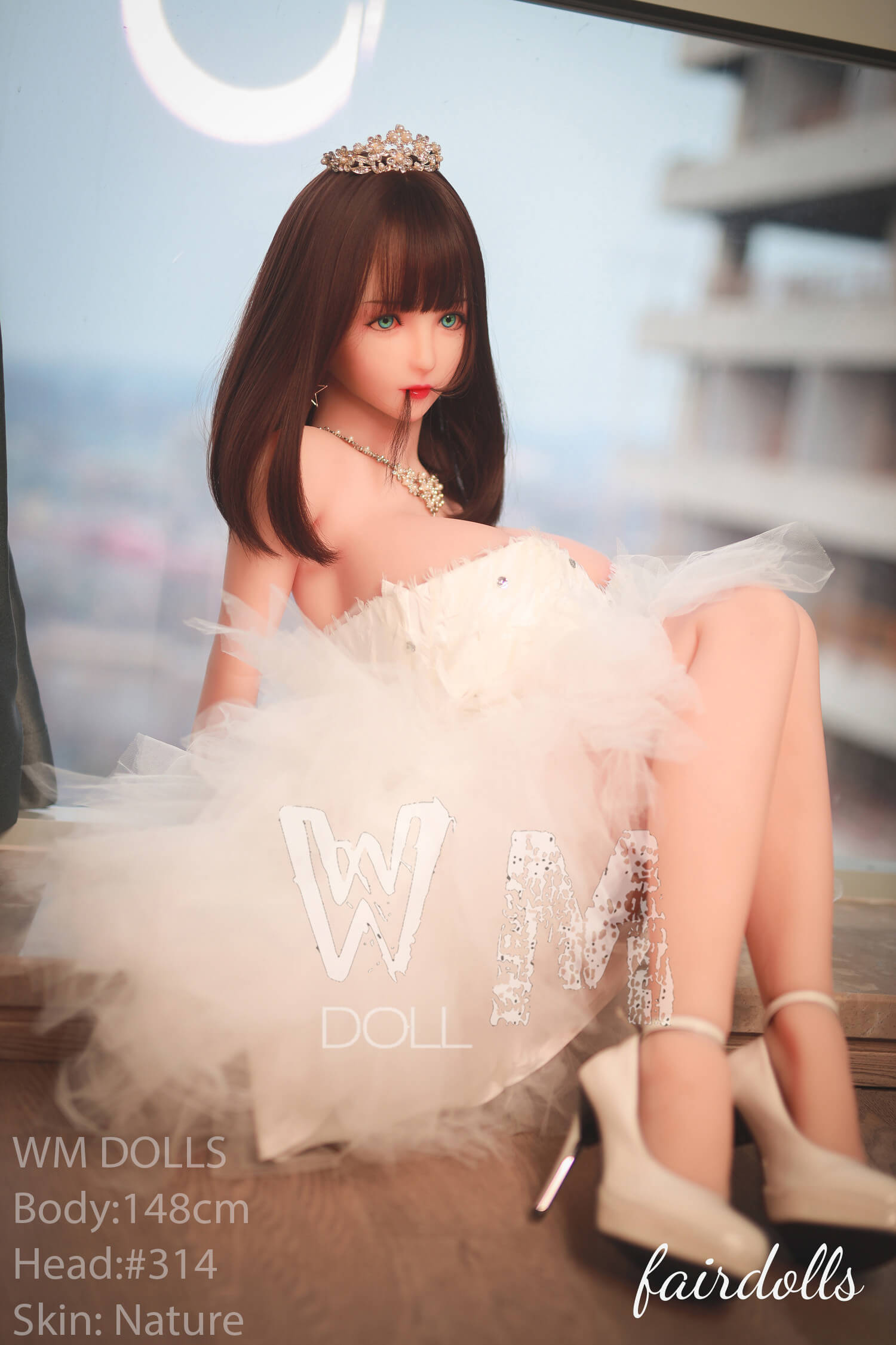 4'10" (148cm) L-Cup Cute Busty Girl Sex Doll - Johnie (WM Doll)