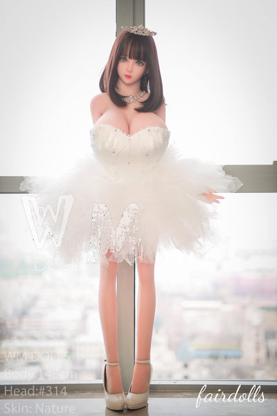 4'10" (148cm) L-Cup Cute Busty Girl Sex Doll - Johnie (WM Doll)