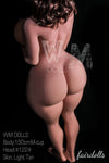 4'11" (150cm) M-Cup BBW Big Butt Sex Doll Body (WM Doll)