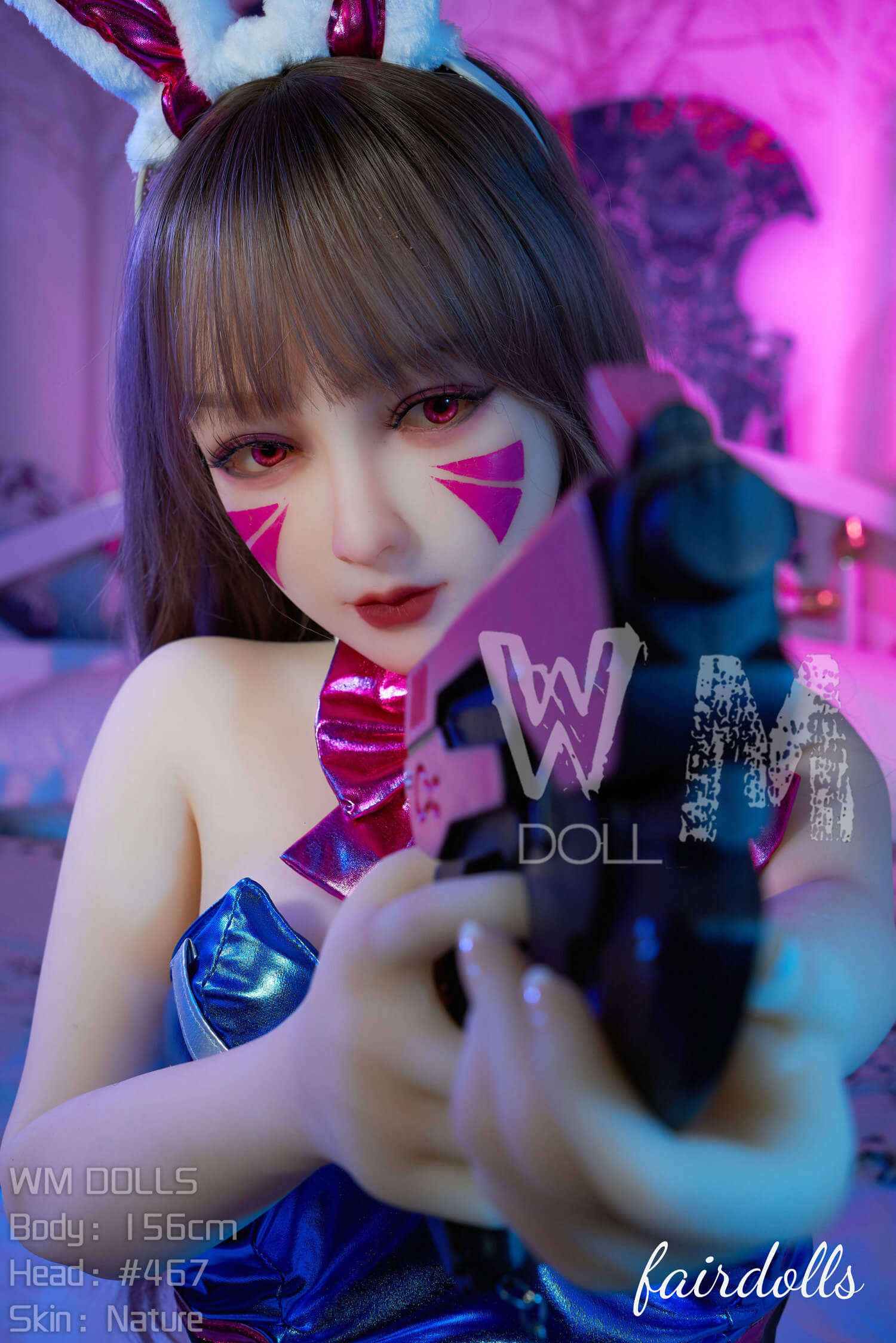 5'1" (156 cm) C-Cup Bunny Sex Doll - Elle (WM Doll)