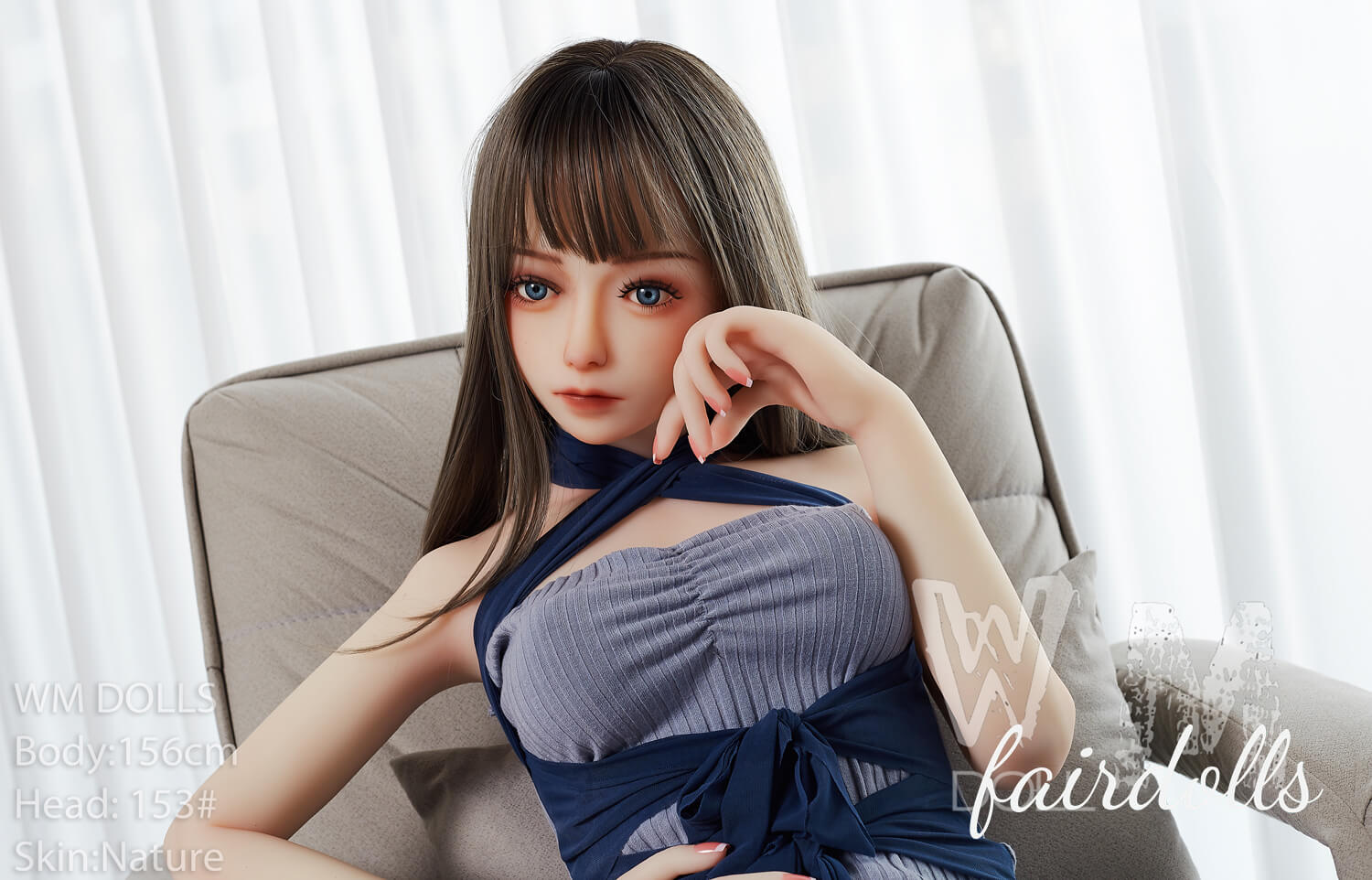 5'1" (156cm) C-Cup Cute Anime Girl Sex Doll - Jeanie (WM Doll)