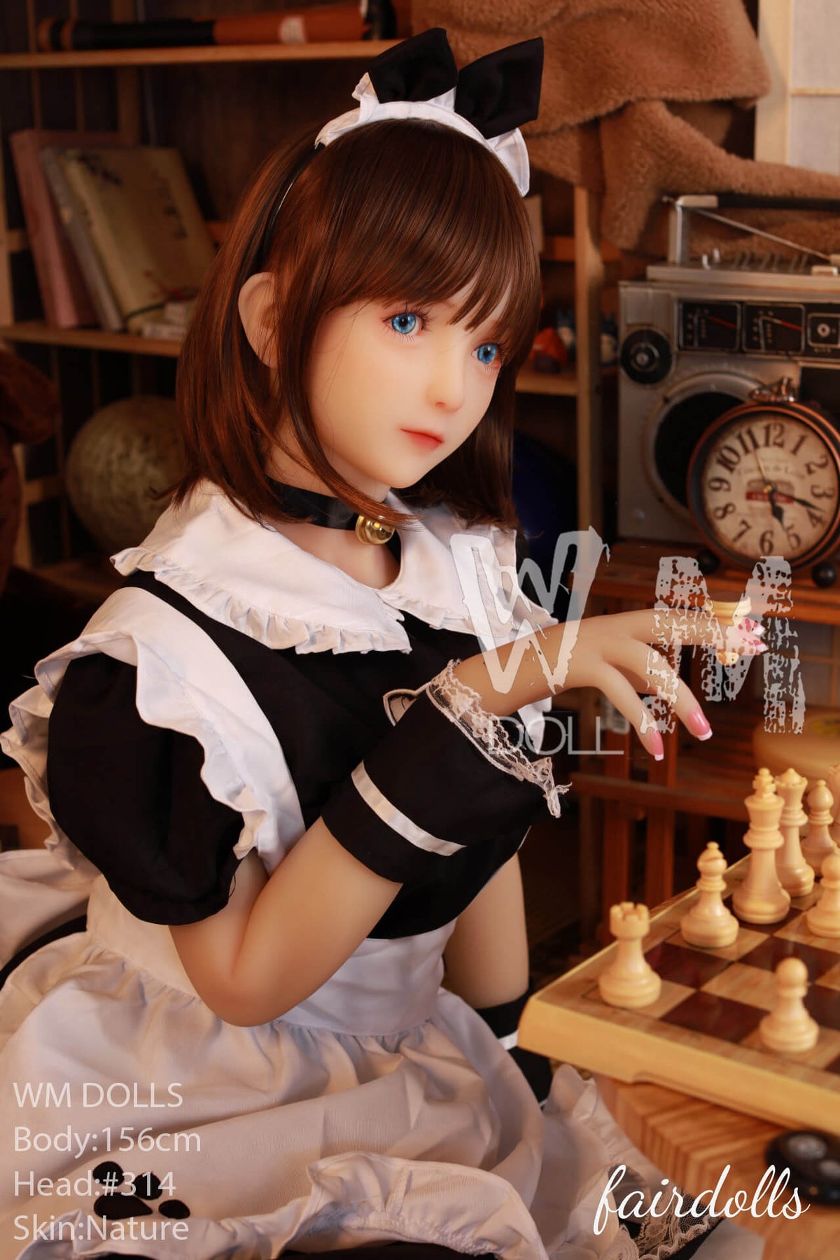 5&#39;1&quot; (156cm) C-Cup Lovely Maid Sex Doll - Candie (WM Doll)