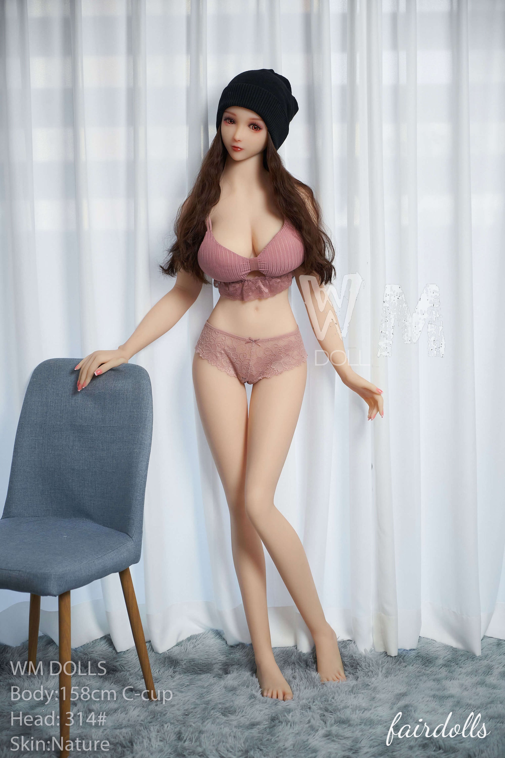 52 (158cm) C-Cup Big Boobs Asian Girl Sex Doll - Molly (WM Doll)