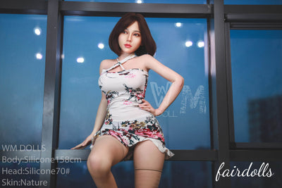 5'2" (158cm) C-Cup Korean Girl Silicone Sex Doll - Jolynn (WM Doll)
