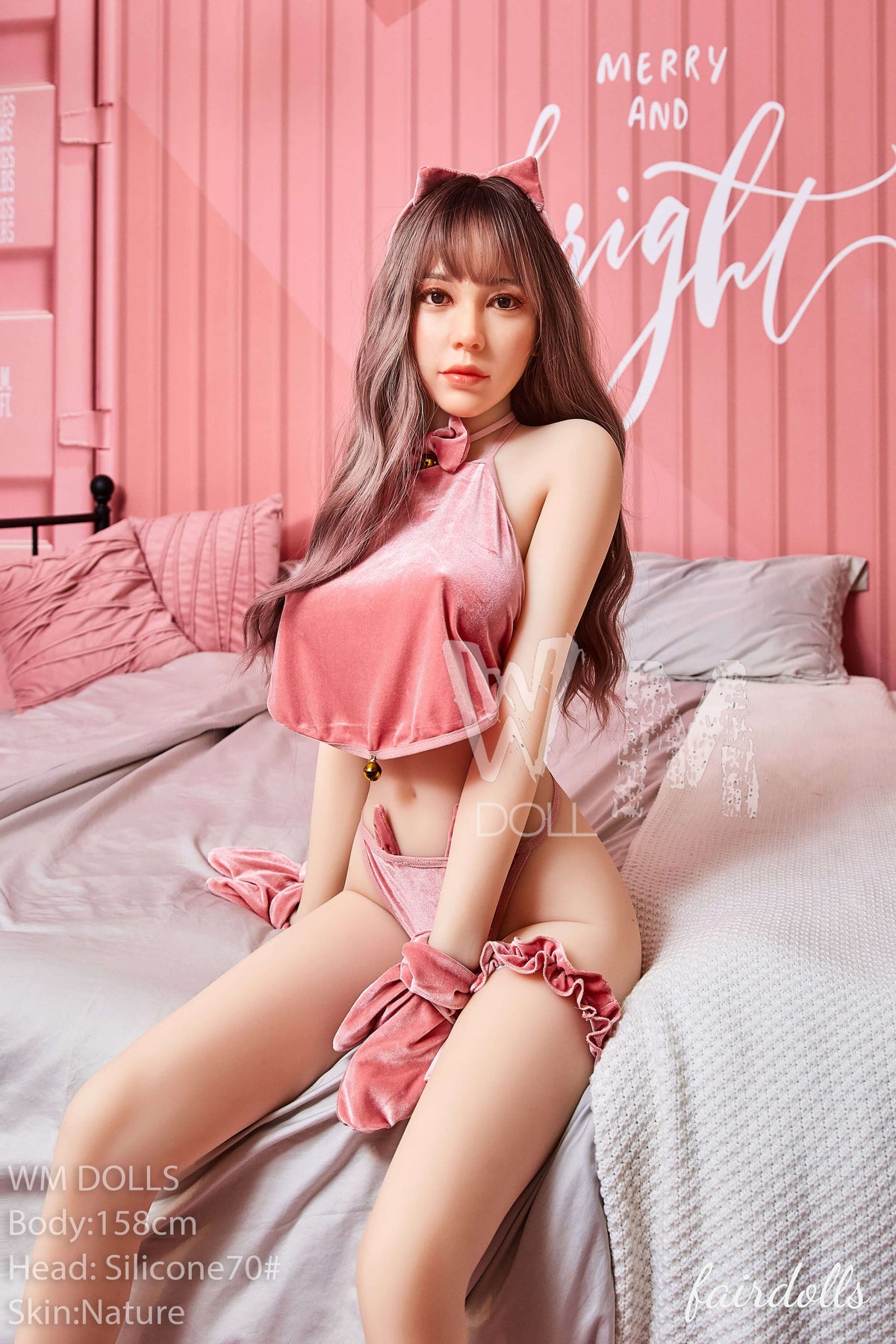 5'2" (158cm) D-Cup Silicone Head Sex Doll With TPE Body - Vicki (WM Doll)