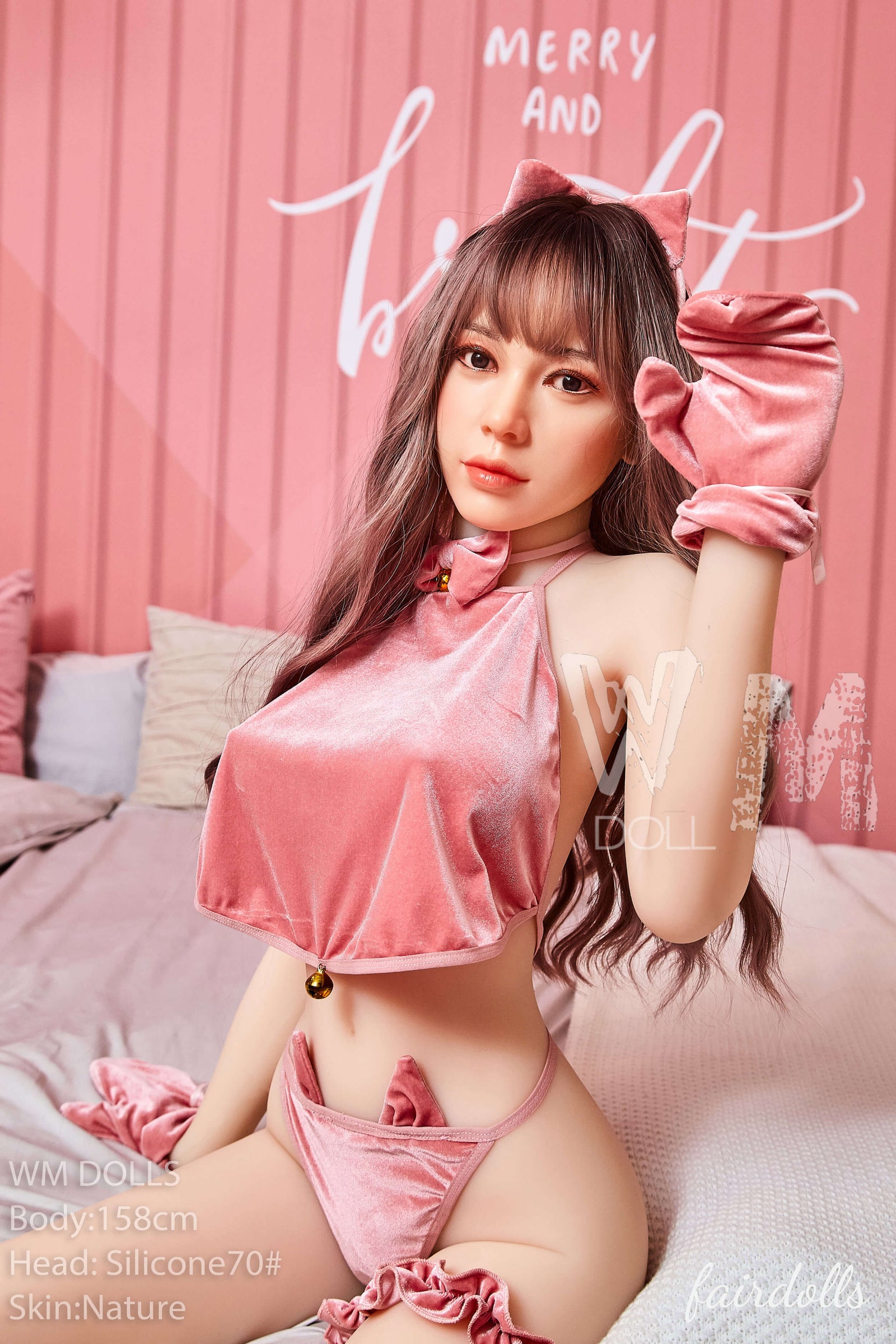 5'2" (158cm) D-Cup Silicone Head Sex Doll With TPE Body - Vicki (WM Doll)