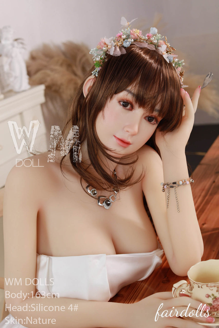 5'2" (158cm) D-Cup Silicone Head Sex Doll With TPE Body - Zulma (WM Doll)