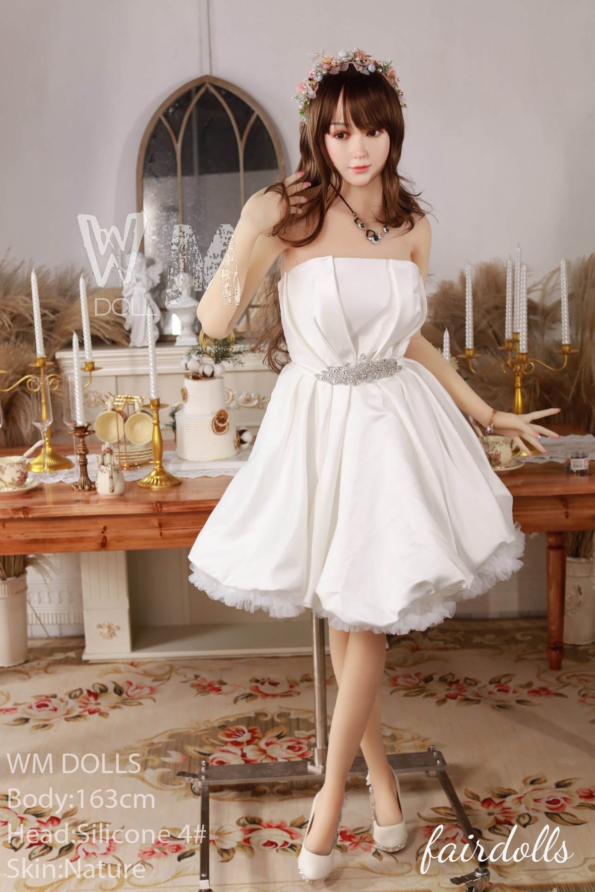 5'2" (158cm) D-Cup Silicone Head Sex Doll With TPE Body - Zulma (WM Doll)