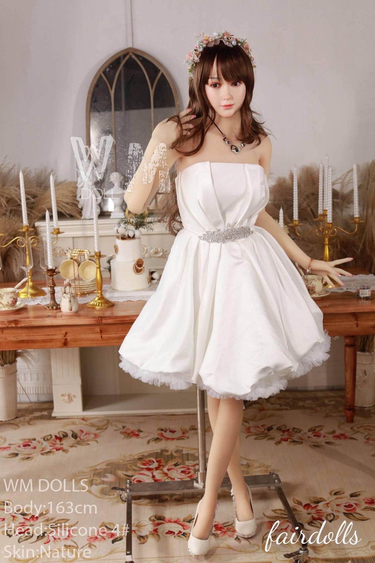 5'2" (158cm) D-Cup Silicone Head Sex Doll With TPE Body - Zulma (WM Doll)