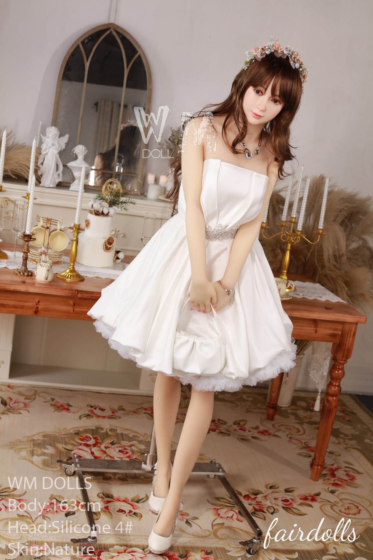 5'2" (158cm) D-Cup Silicone Head Sex Doll With TPE Body - Zulma (WM Doll)