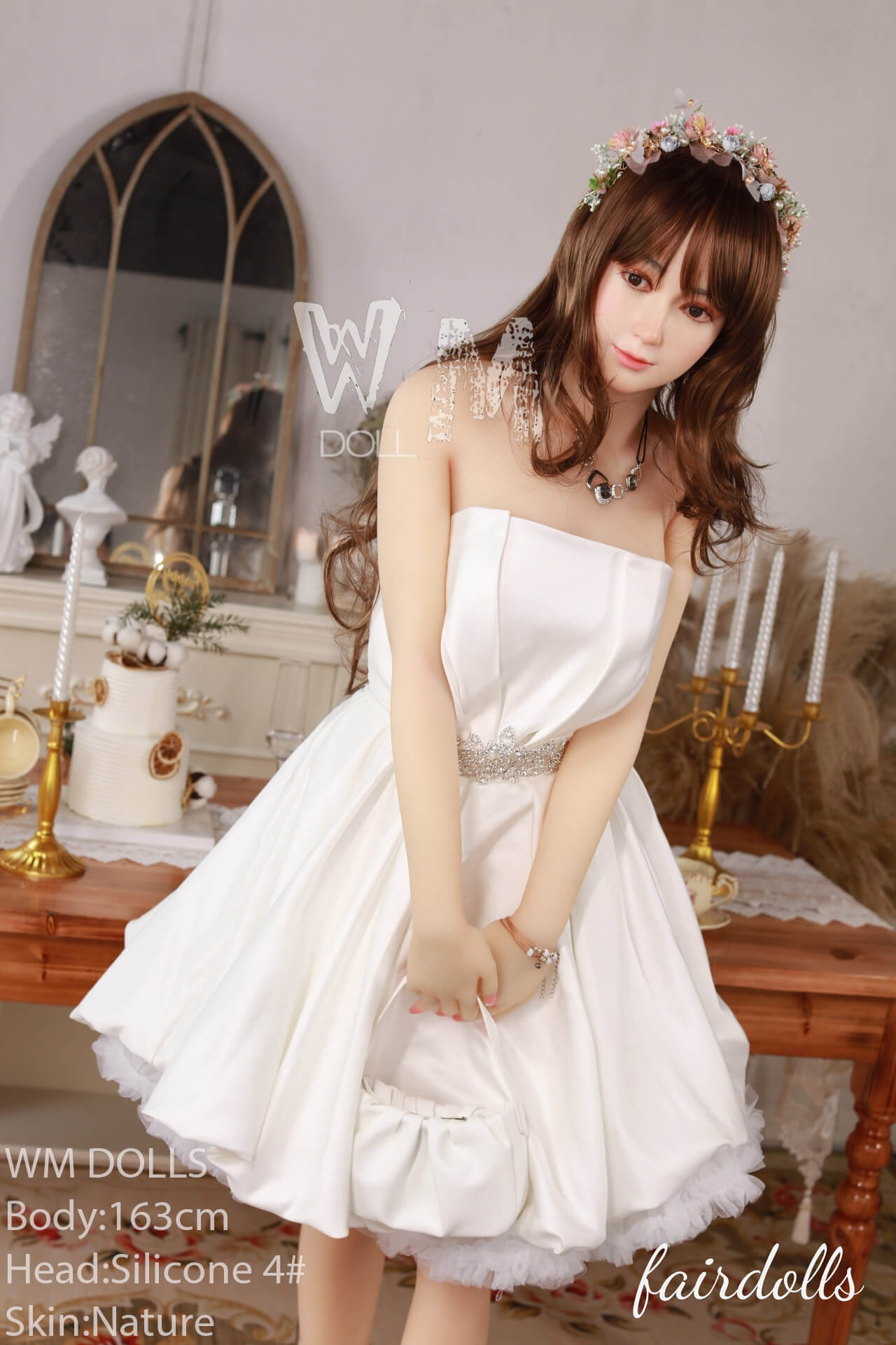 5'2" (158cm) D-Cup Silicone Head Sex Doll With TPE Body - Zulma (WM Doll)