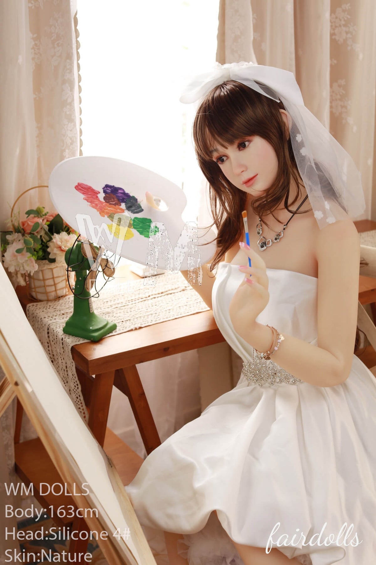 5'2" (158cm) D-Cup Silicone Head Sex Doll With TPE Body - Zulma (WM Doll)