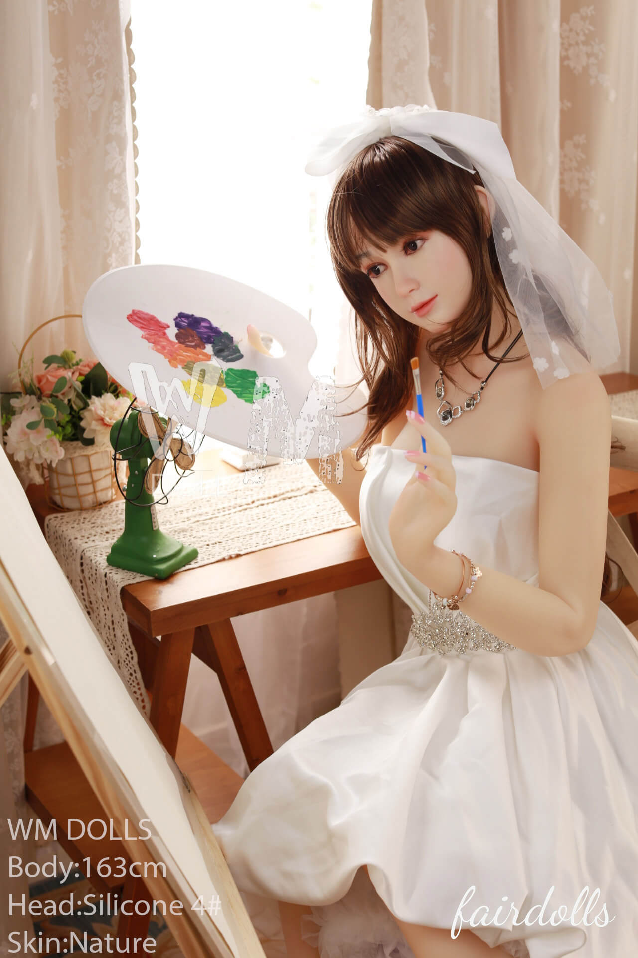 5'2" (158cm) D-Cup Silicone Head Sex Doll With TPE Body - Zulma (WM Doll)