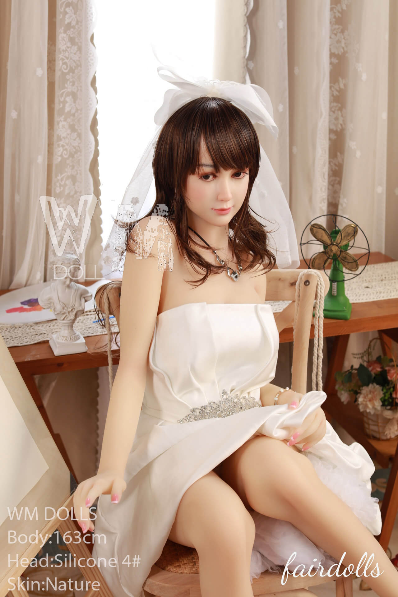 5'2" (158cm) D-Cup Silicone Head Sex Doll With TPE Body - Zulma (WM Doll)