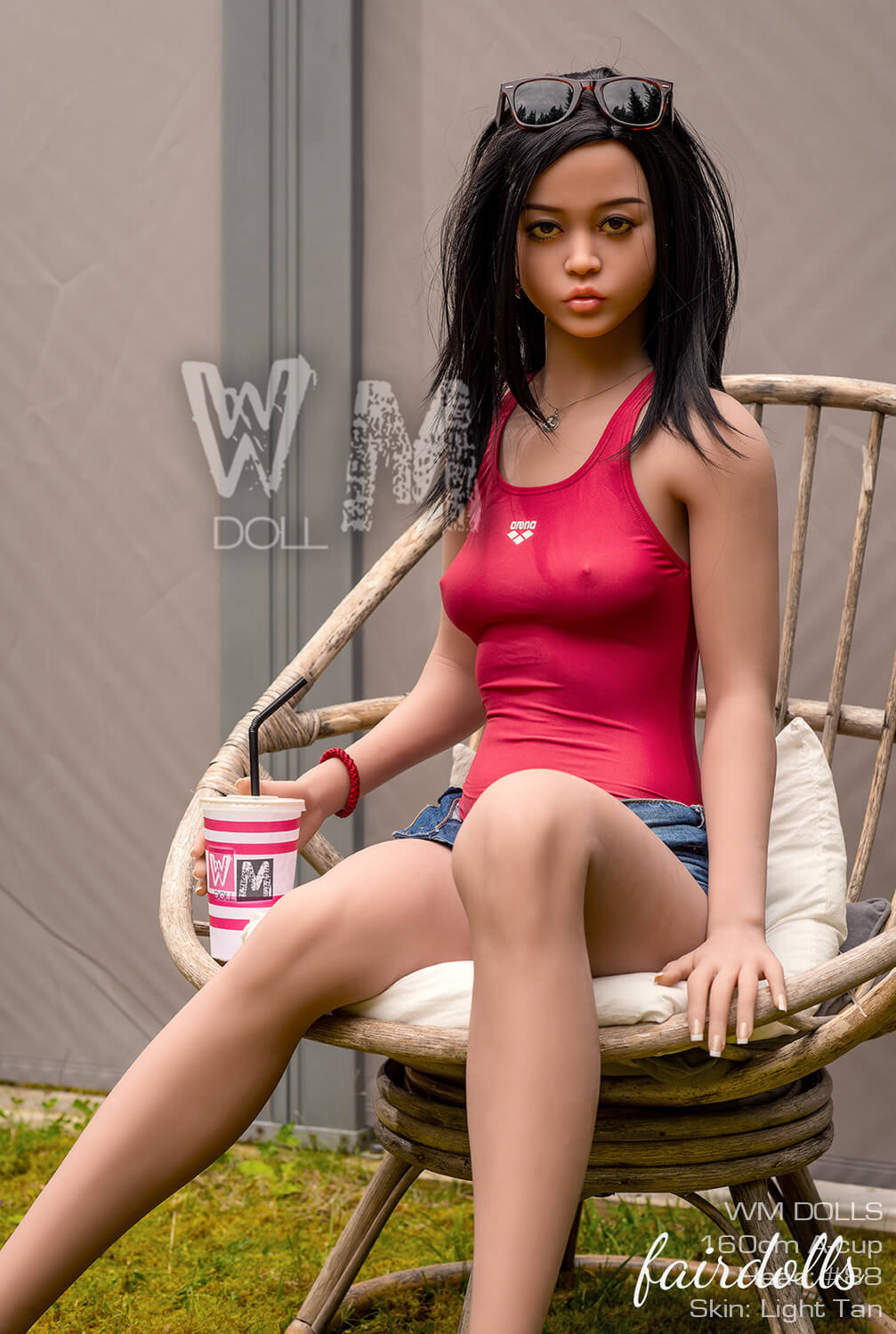 5'2" (160cm) A-Cup Girl Without Underwear Sex Doll - Katie (WM Doll)