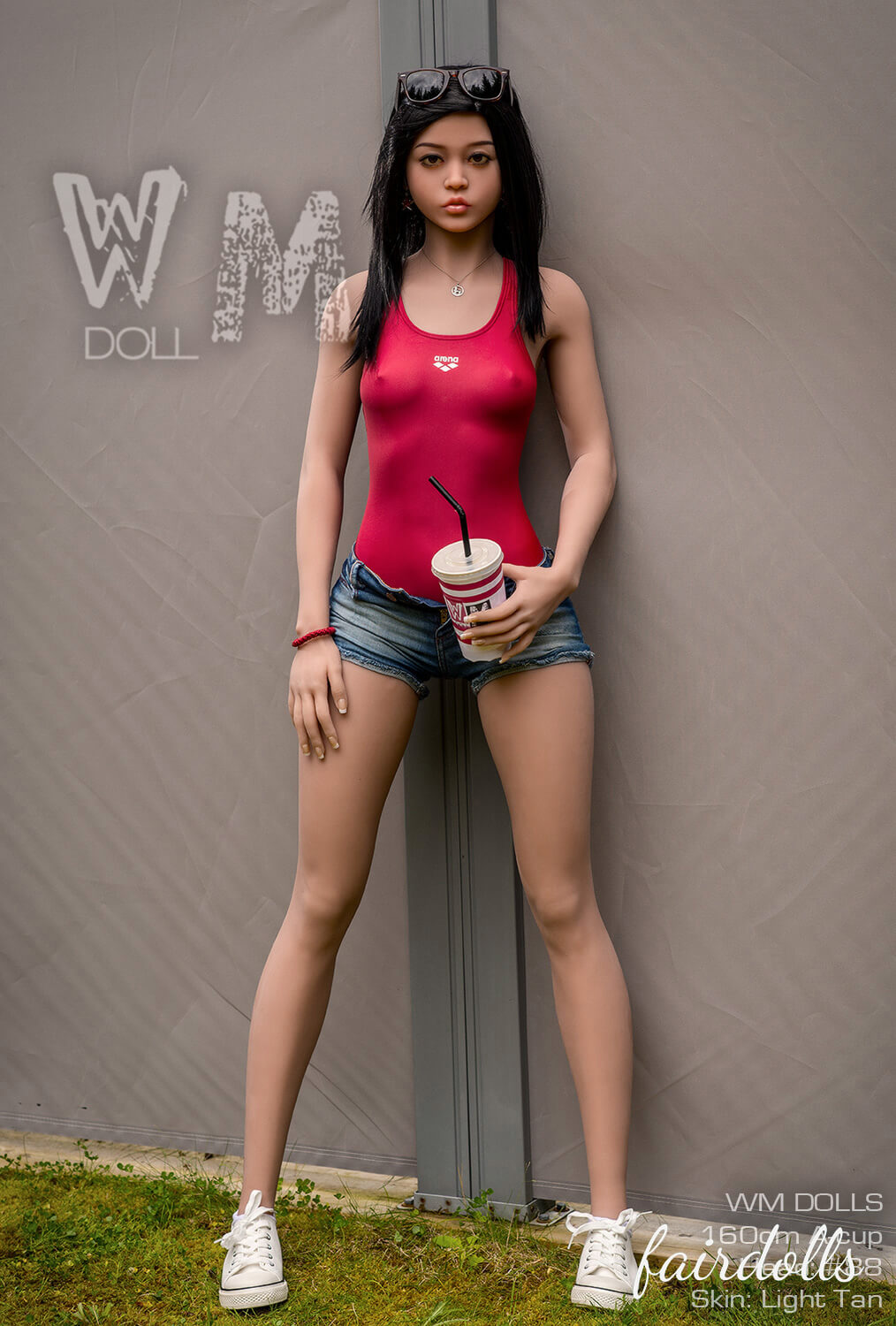 5'2" (160cm) A-Cup Girl Without Underwear Sex Doll - Katie (WM Doll)