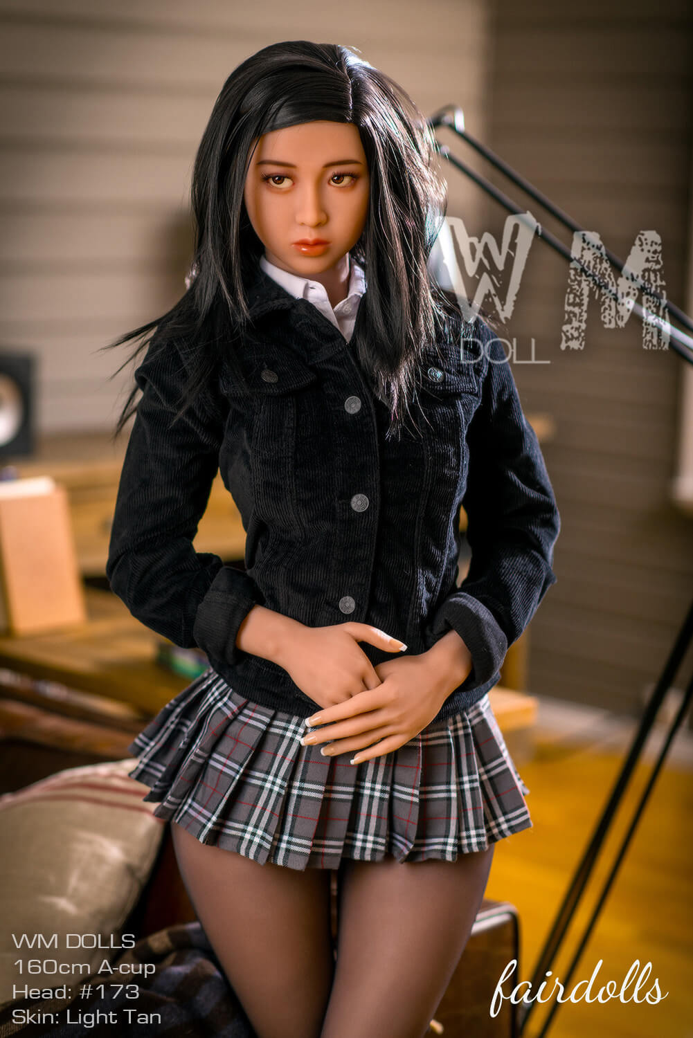 5'2" (160cm) A-Cup Small Breast Curve Sex Doll - Tinisha (WM Doll)