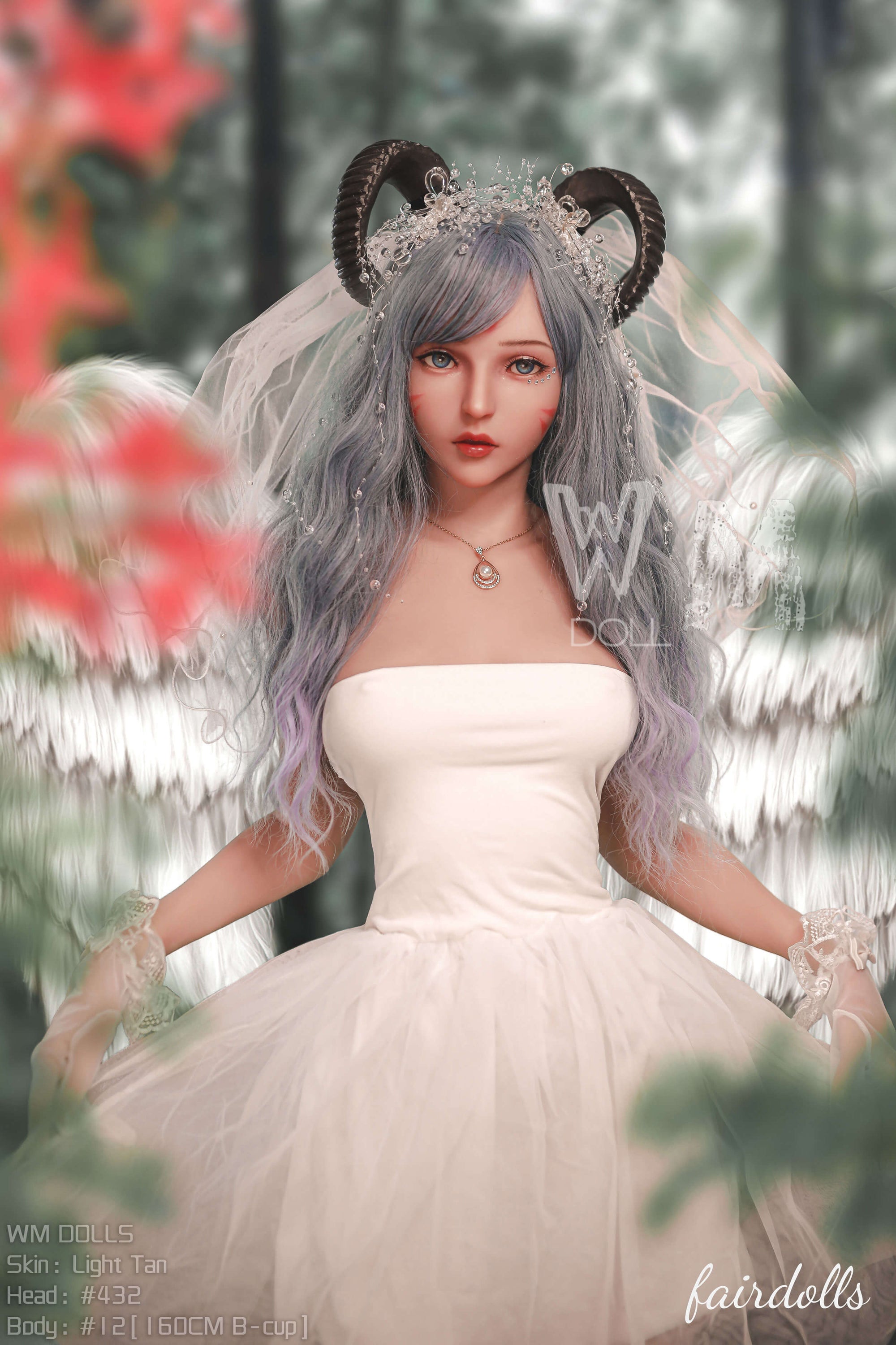5'2" (160cm) B-Cup Beautiful Elf Bride Sex Doll - Erica (WM Doll)