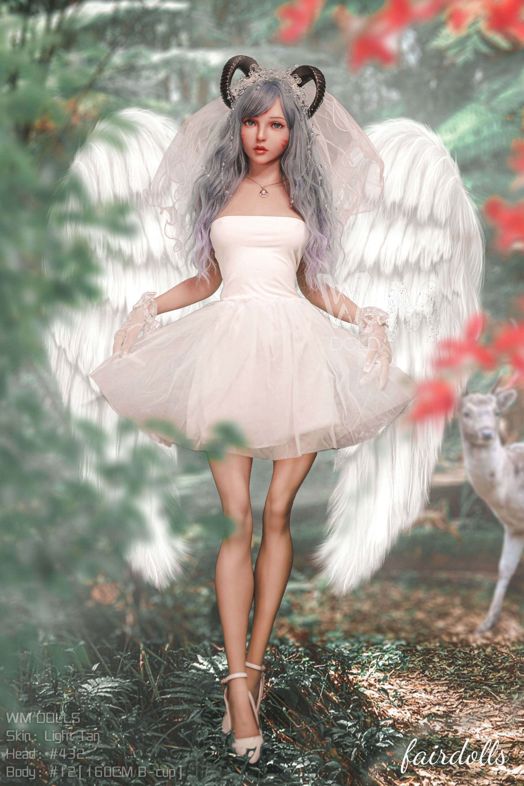 5'2" (160cm) B-Cup Beautiful Elf Bride Sex Doll - Erica (WM Doll)