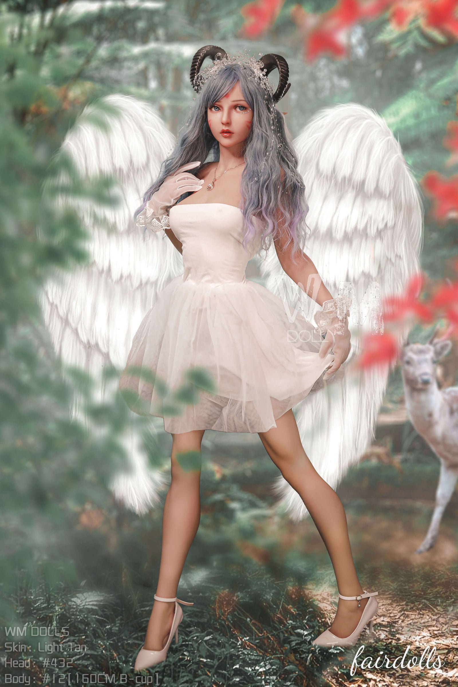 5'2" (160cm) B-Cup Beautiful Elf Bride Sex Doll - Erica (WM Doll)