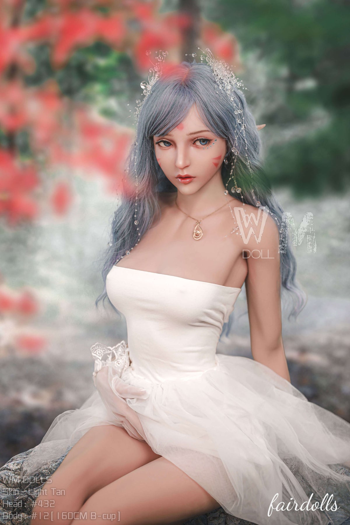 5'2" (160cm) B-Cup Beautiful Elf Bride Sex Doll - Erica (WM Doll)