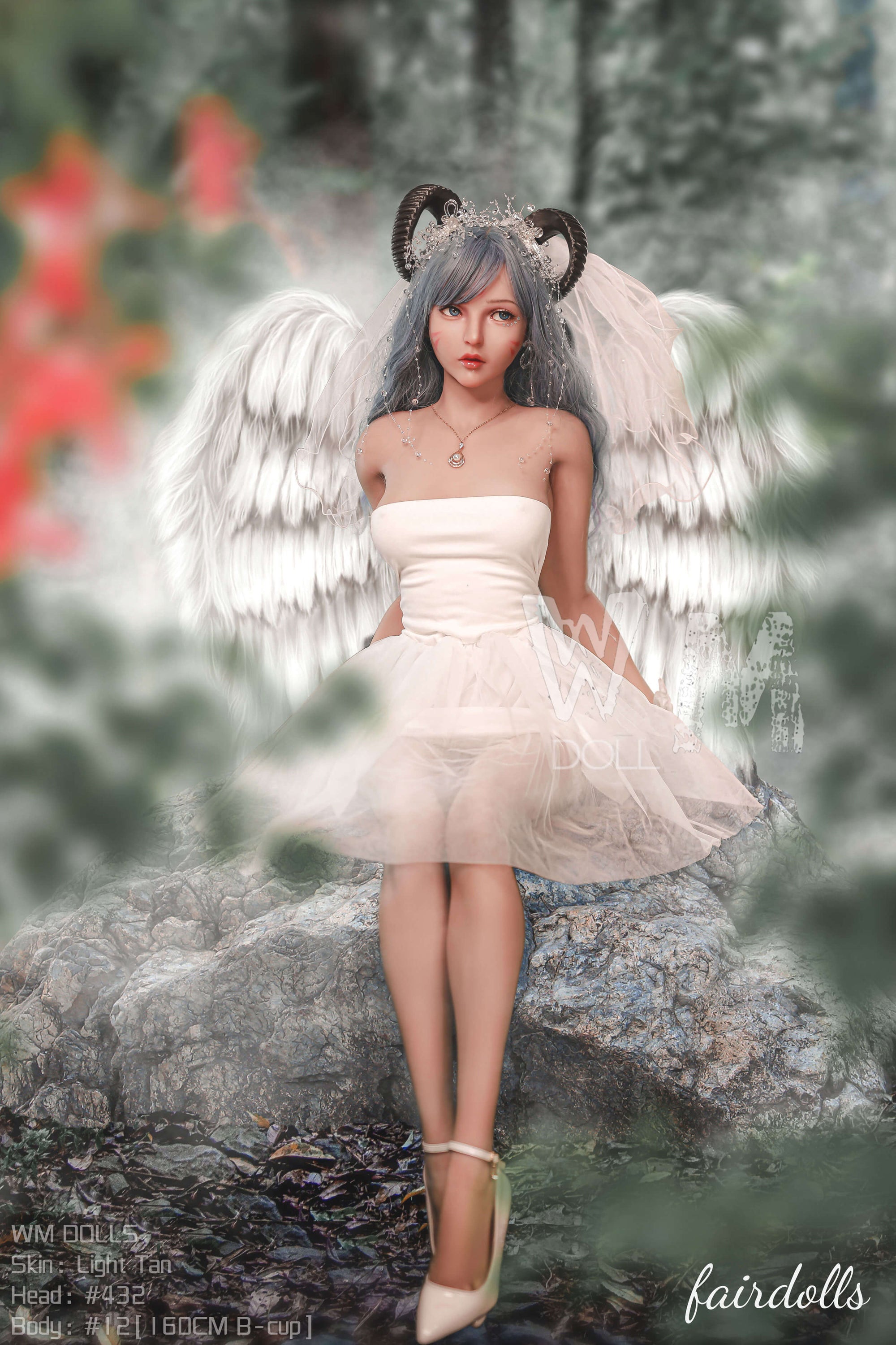 5'2" (160cm) B-Cup Beautiful Elf Bride Sex Doll - Erica (WM Doll)