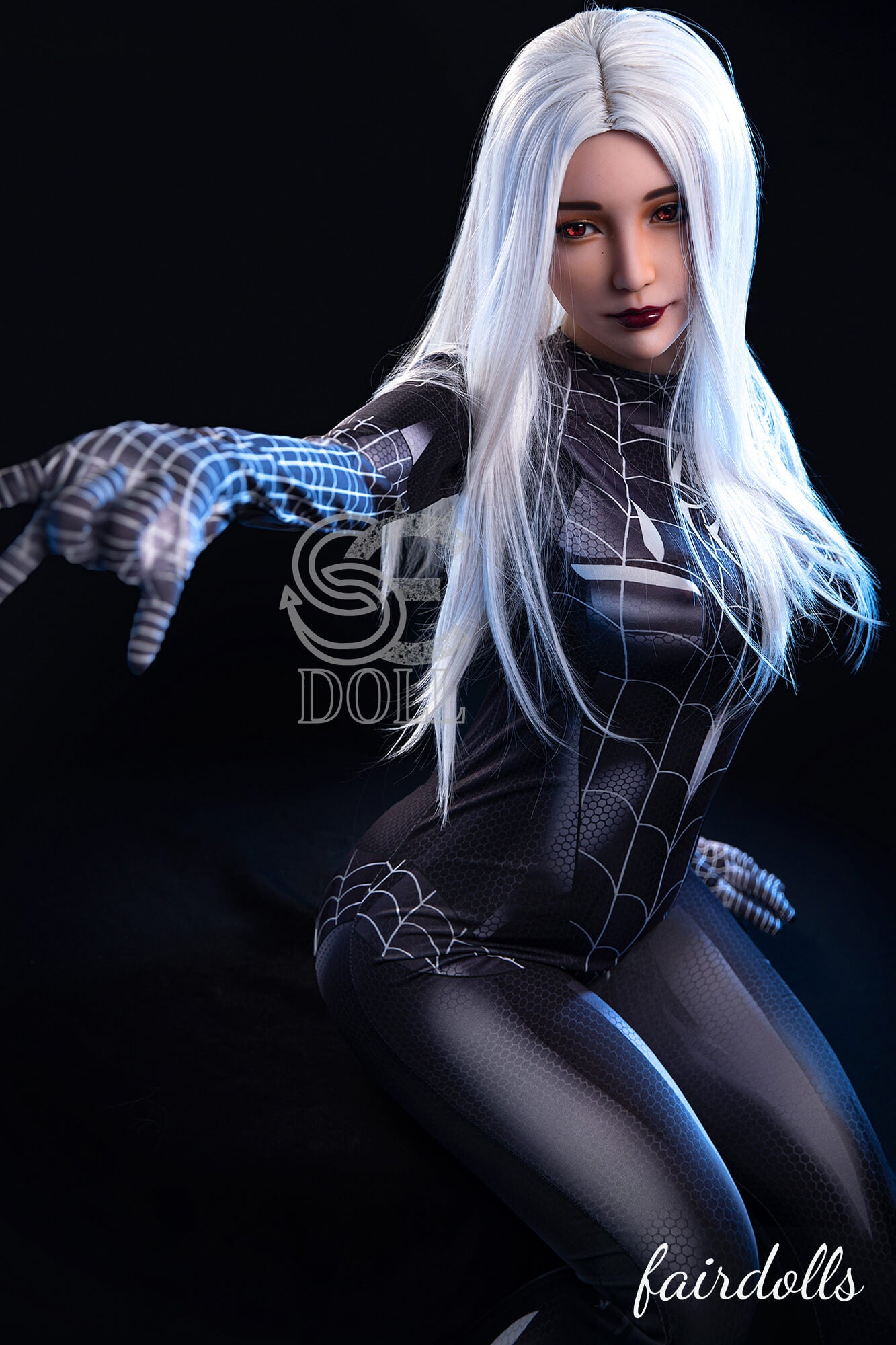5'4" (163cm) E-Cup Dark Female Spider-Man Sex Doll - Kitty (SE Doll) 5'4" (163cm) E-Cup Dark Female Spider-Man Sex Doll - Kitty (SE Doll)