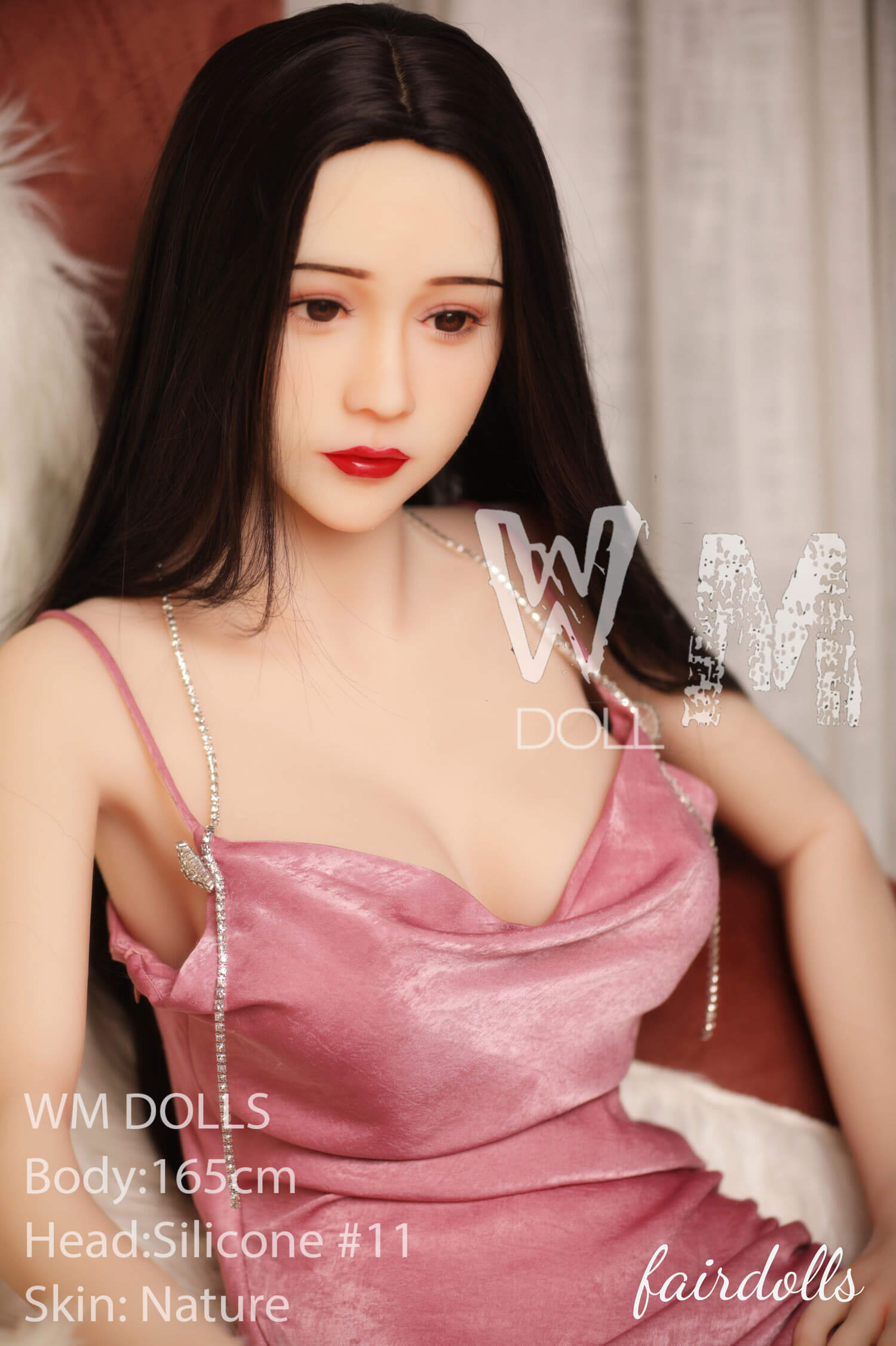 5'4" (165cm) D-Cup Silicone Head Sex Doll With TPE Body - Giuliana (WM Doll)