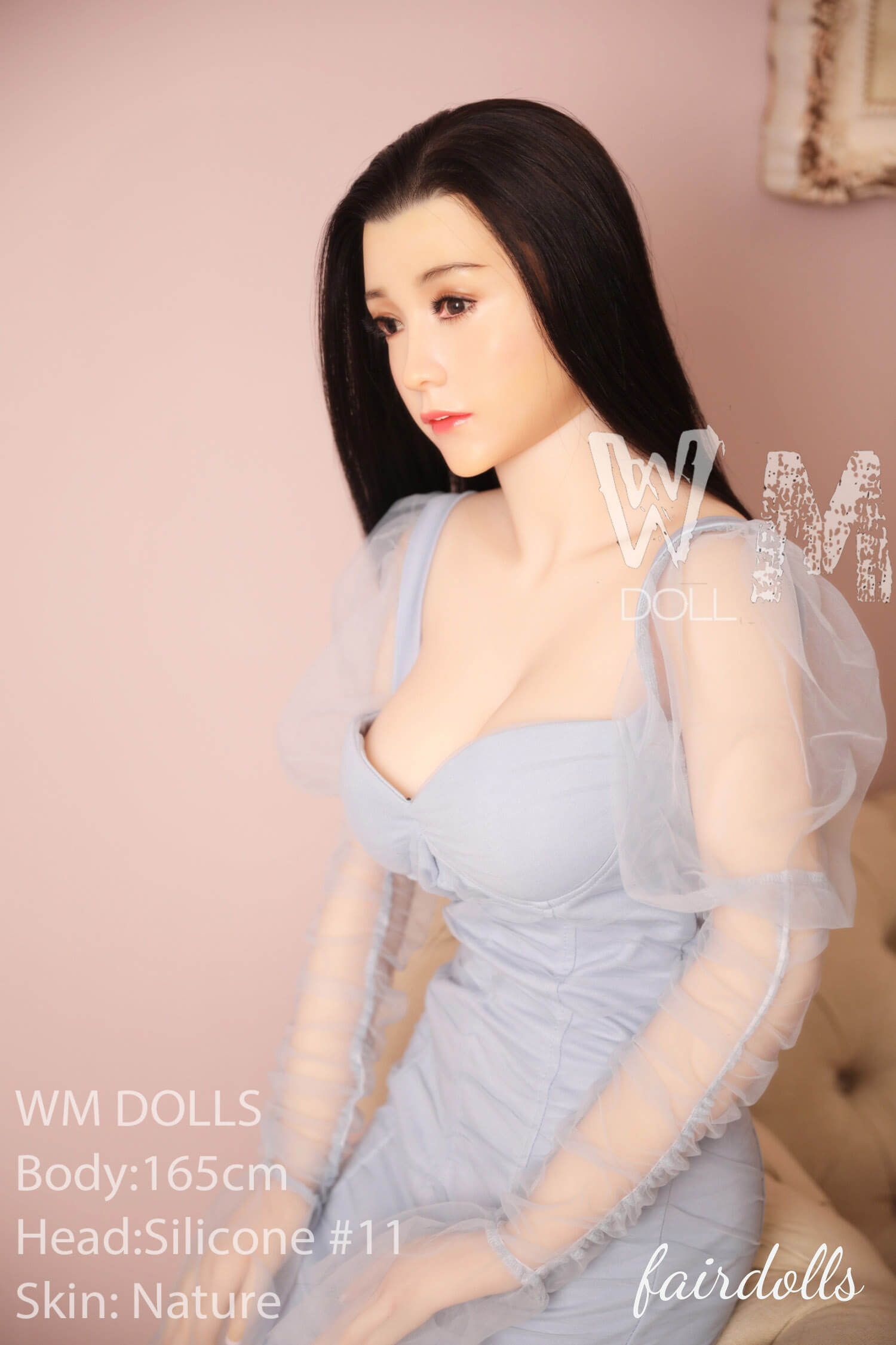 5'4" (165cm) D-Cup Silicone Head Sex Doll With TPE Body - Giuliana (WM Doll)