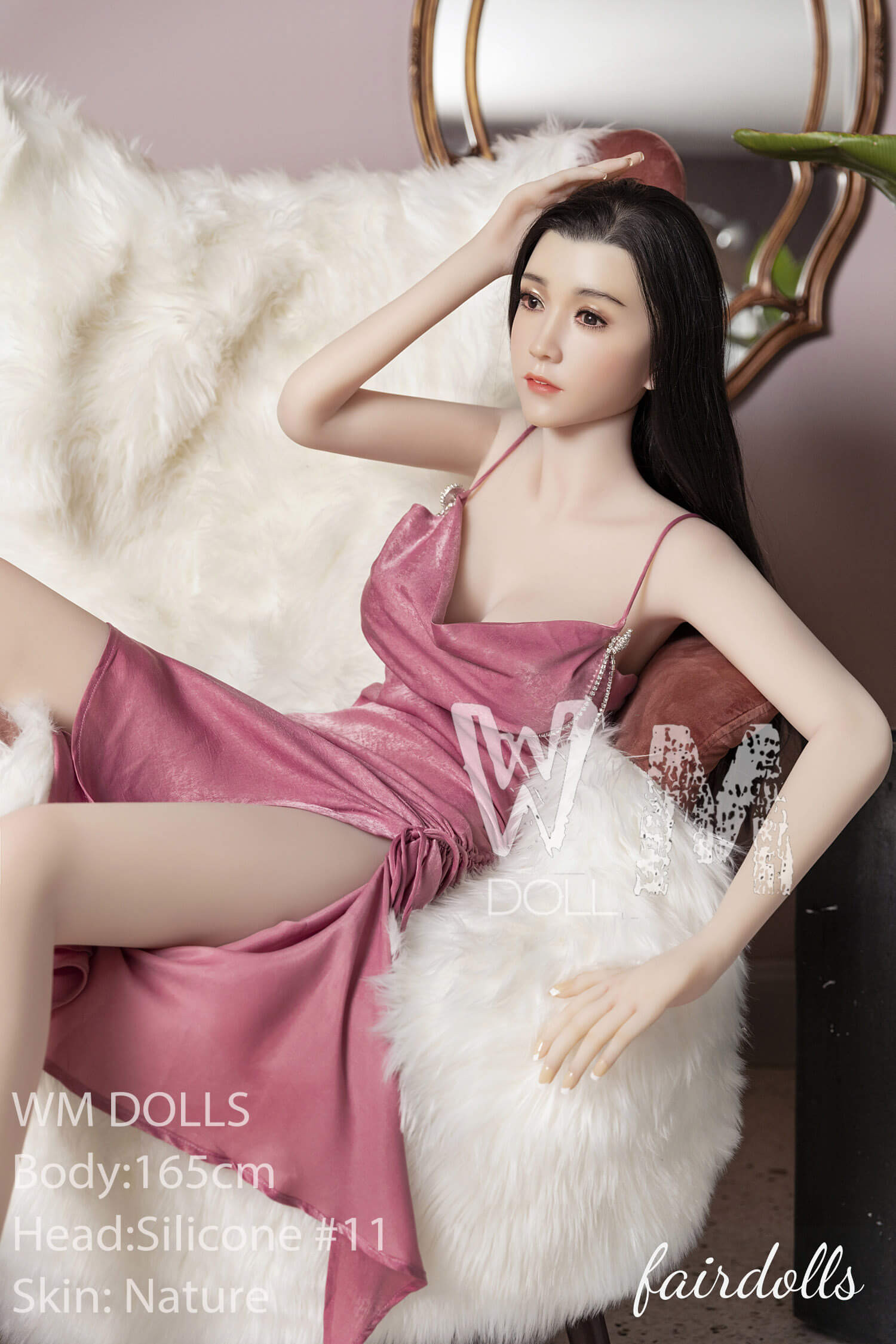 5'4" (165cm) D-Cup Silicone Head Sex Doll With TPE Body - Giuliana (WM Doll)
