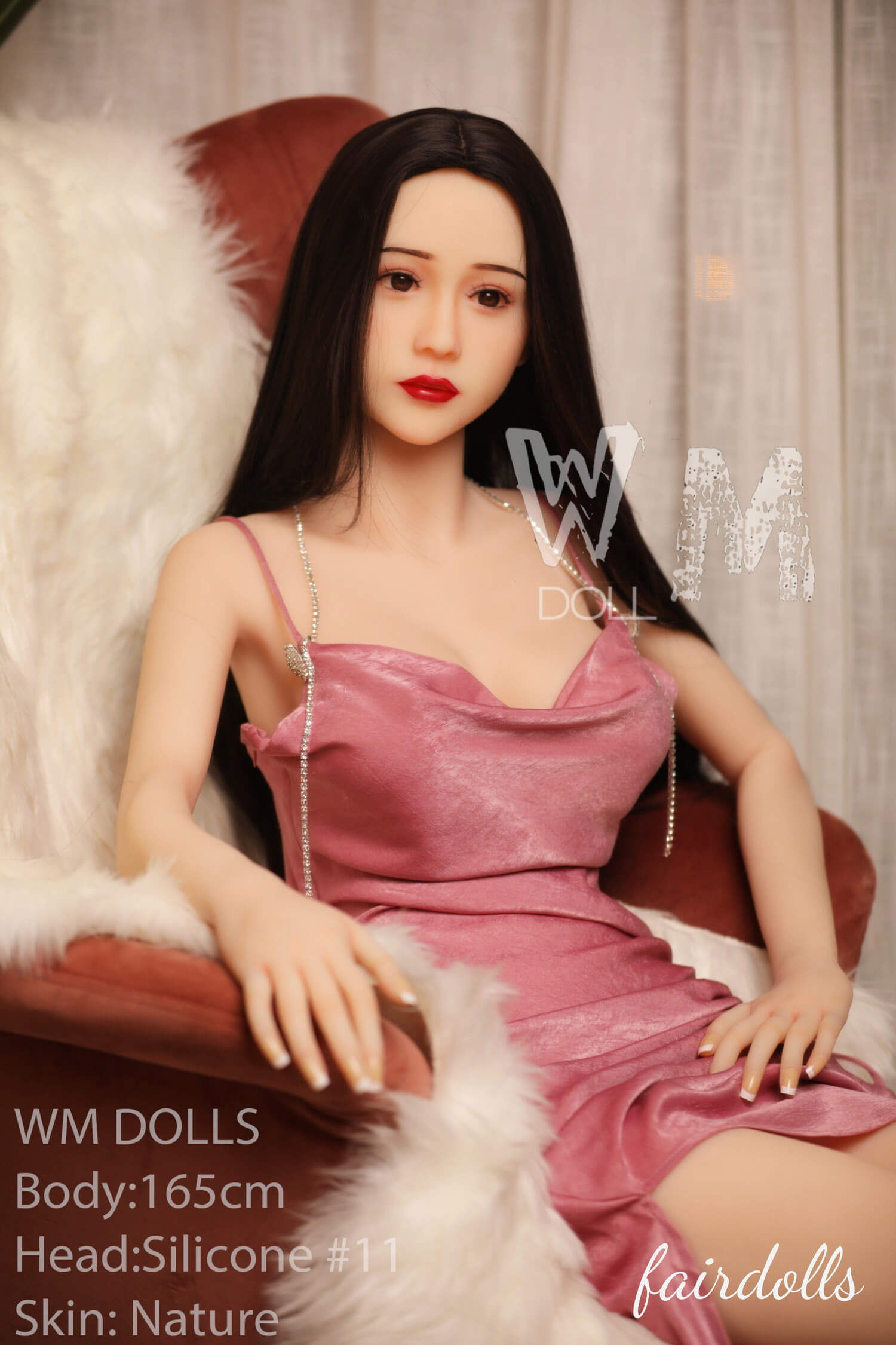 5'4" (165cm) D-Cup Silicone Head Sex Doll With TPE Body - Giuliana (WM Doll)