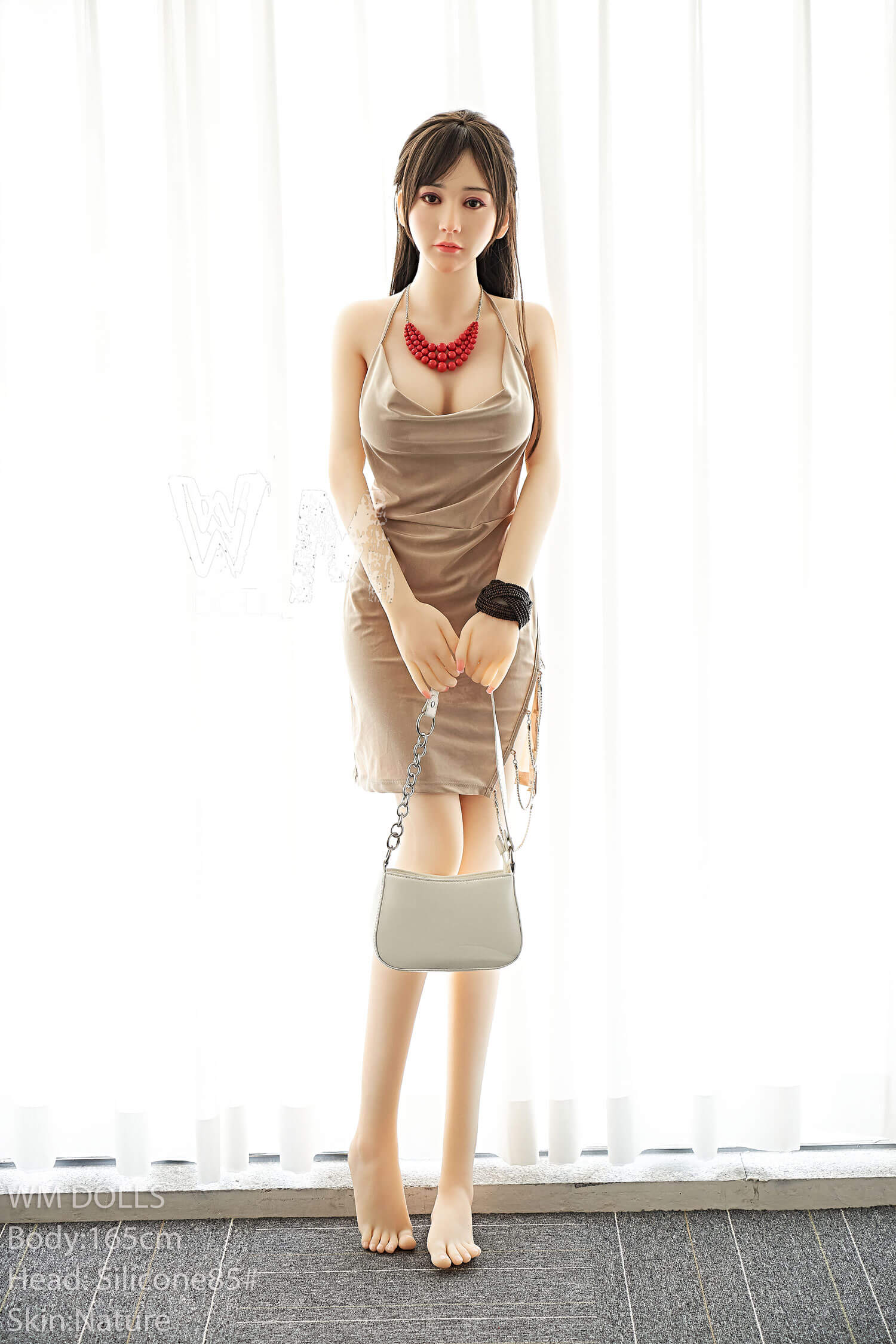5'4" (165cm) D-Cup Silicone Head Sex Doll With TPE Body - Guillermina (WM Doll)