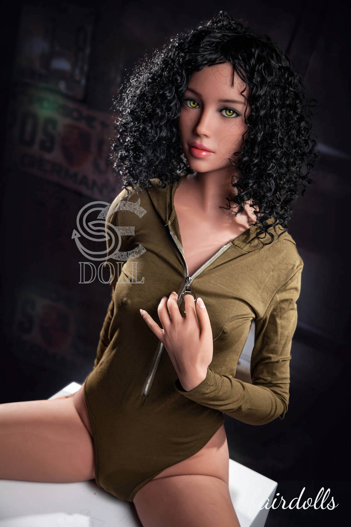 5&#39;5&quot; (166cm) B-Cup Black Person Sex Doll - Eva (SE Doll)