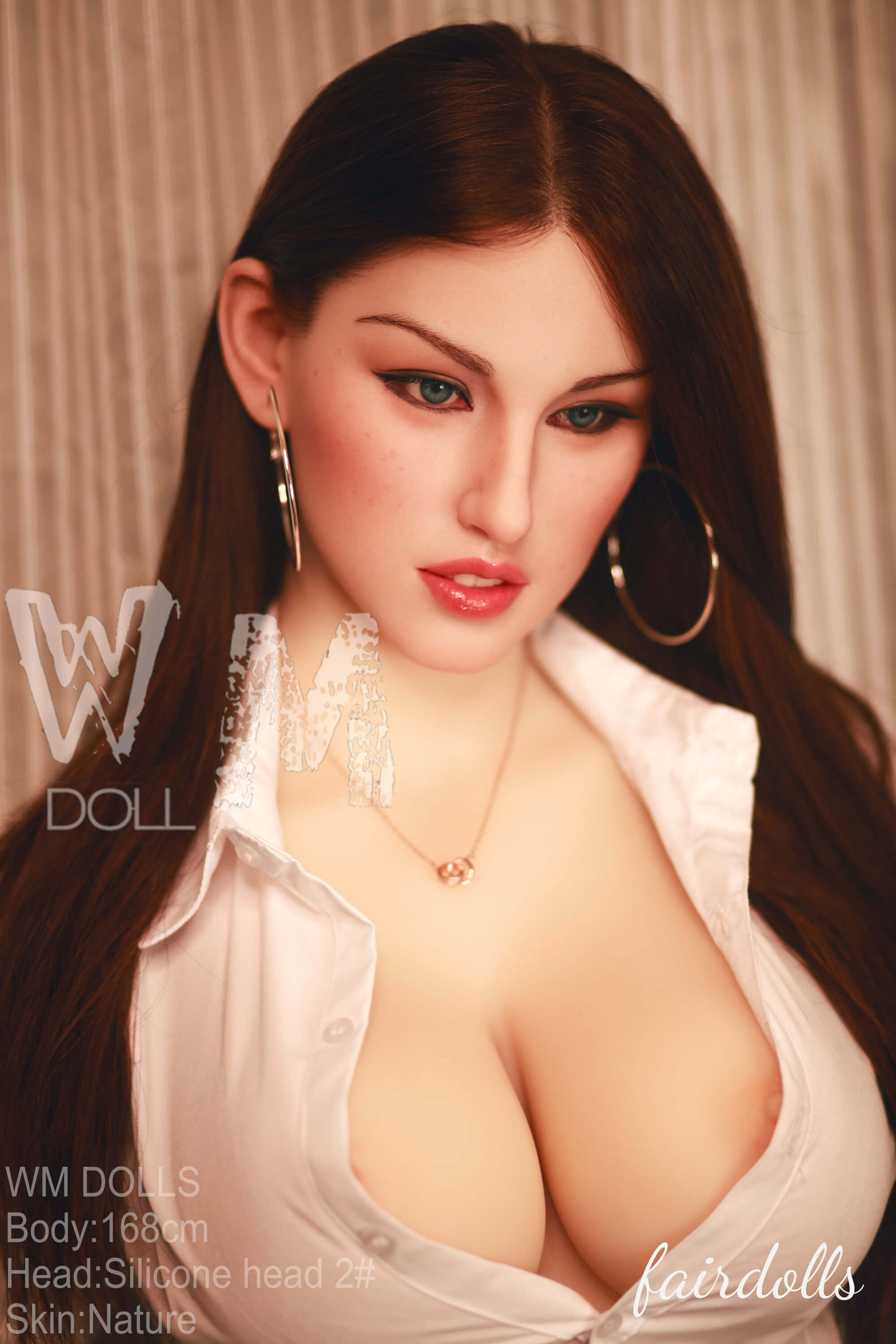 5'6" (168cm) E-Cup Silicone Head Sex Doll With TPE Body - Amiah (WM Doll)