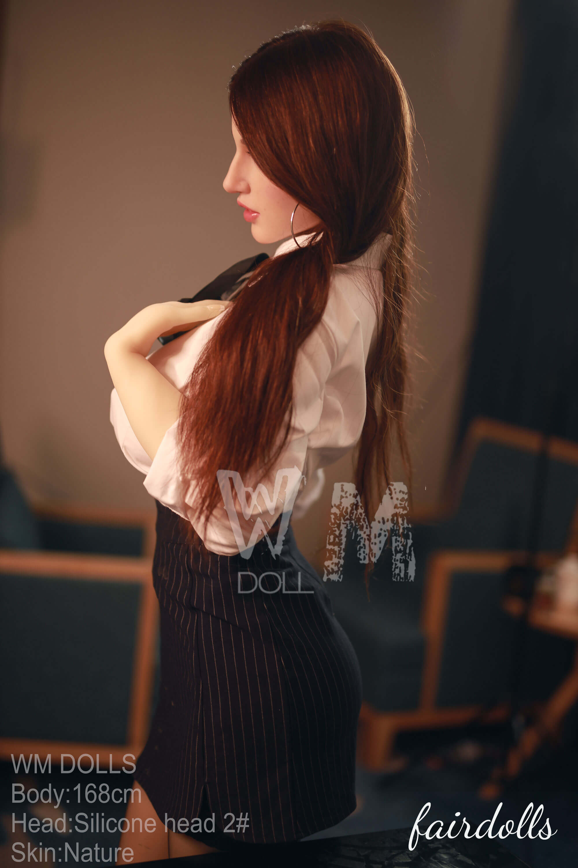 5'6" (168cm) E-Cup Silicone Head Sex Doll With TPE Body - Amiah (WM Doll)