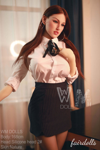 5'6" (168cm) E-Cup Silicone Head Sex Doll With TPE Body - Amiah (WM Doll)