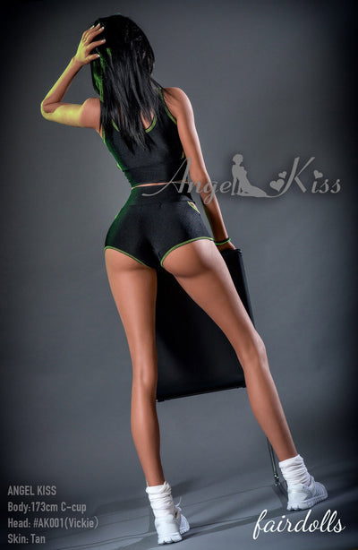 5'8" (173cm)  C-Cup Sexy Personal Trainer Sex Doll - Vickie  (Angel Kiss Silicone Doll)