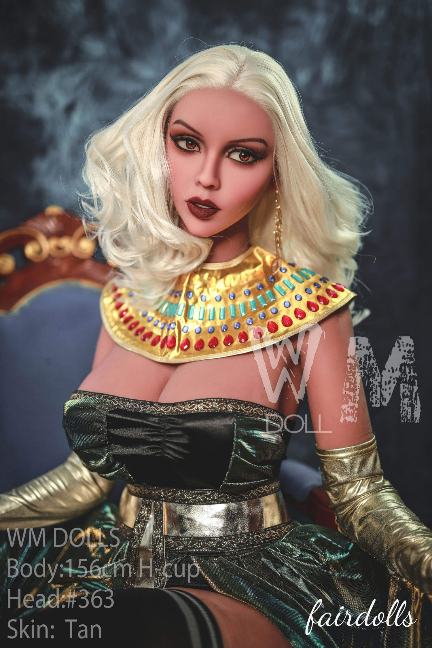 5'1" (156cm) H-Cup Busty Cleopatra Sex Doll - Stacey (WM Doll)