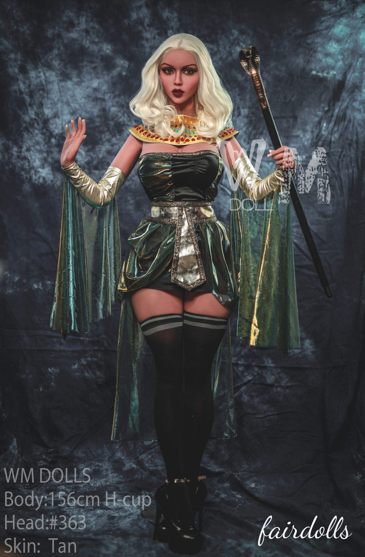 5'1" (156cm) H-Cup Busty Cleopatra Sex Doll - Stacey (WM Doll)