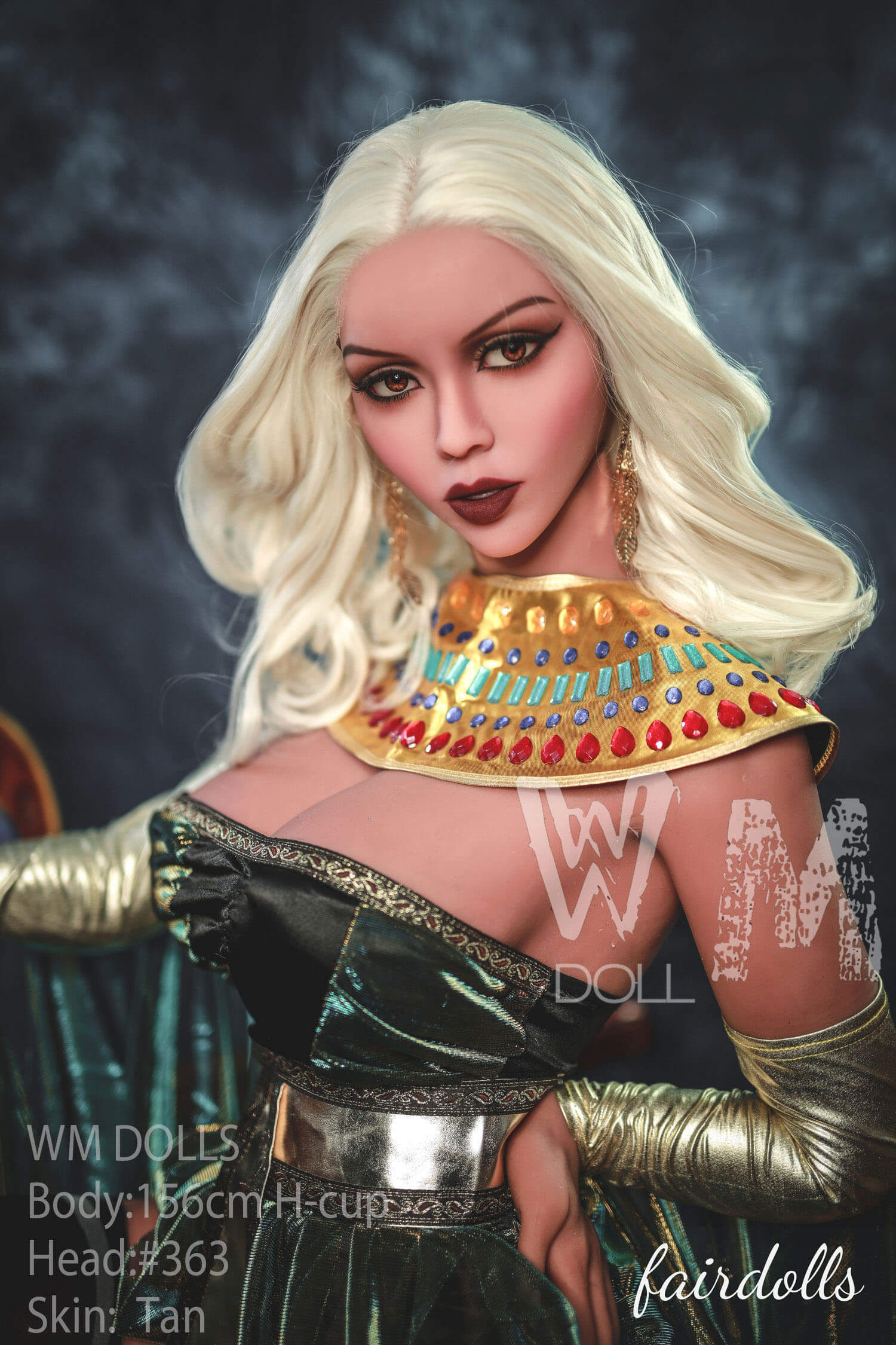 5'1" (156cm) H-Cup Busty Cleopatra Sex Doll - Stacey (WM Doll)