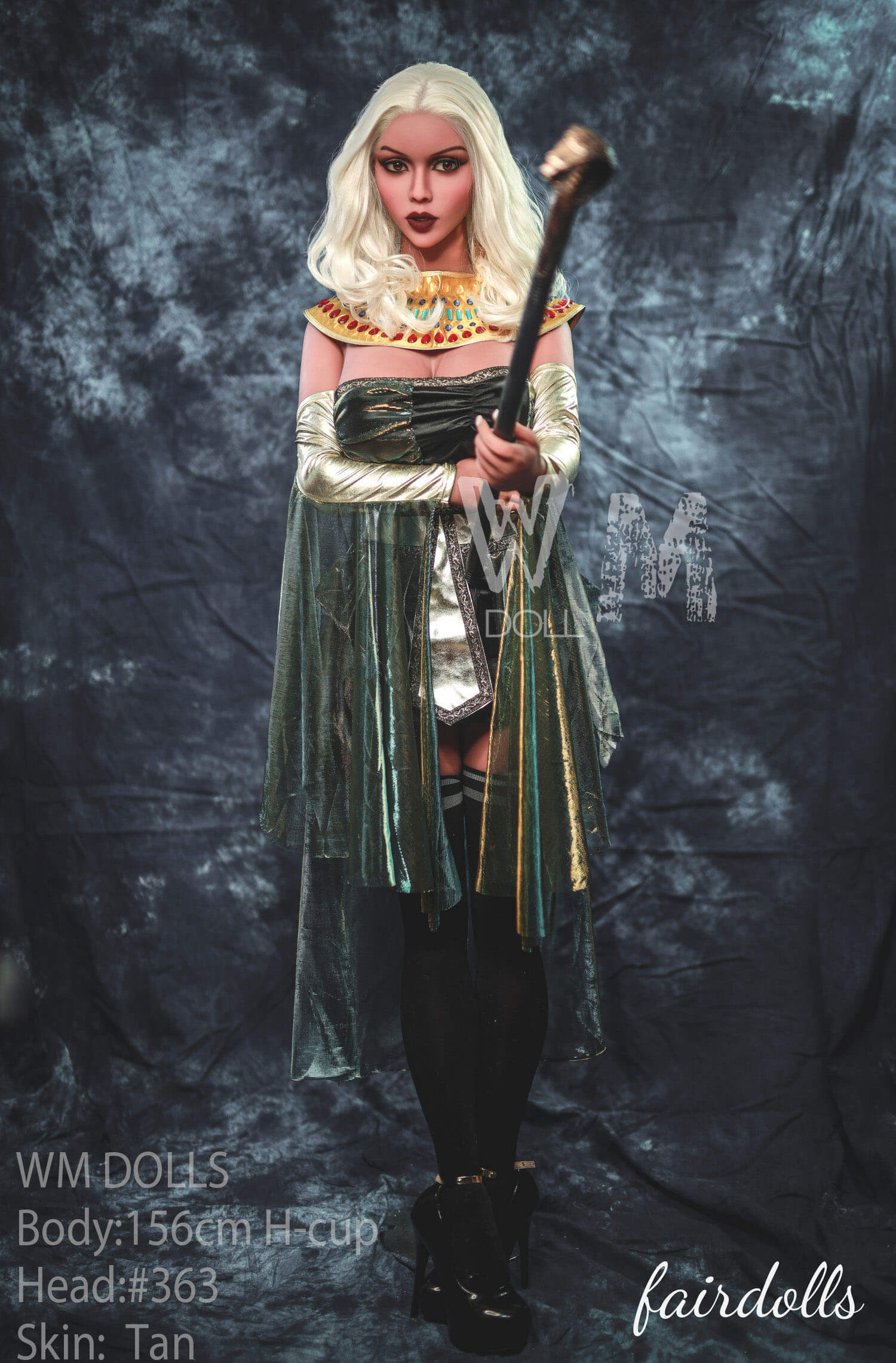 5'1" (156cm) H-Cup Busty Cleopatra Sex Doll - Stacey (WM Doll)