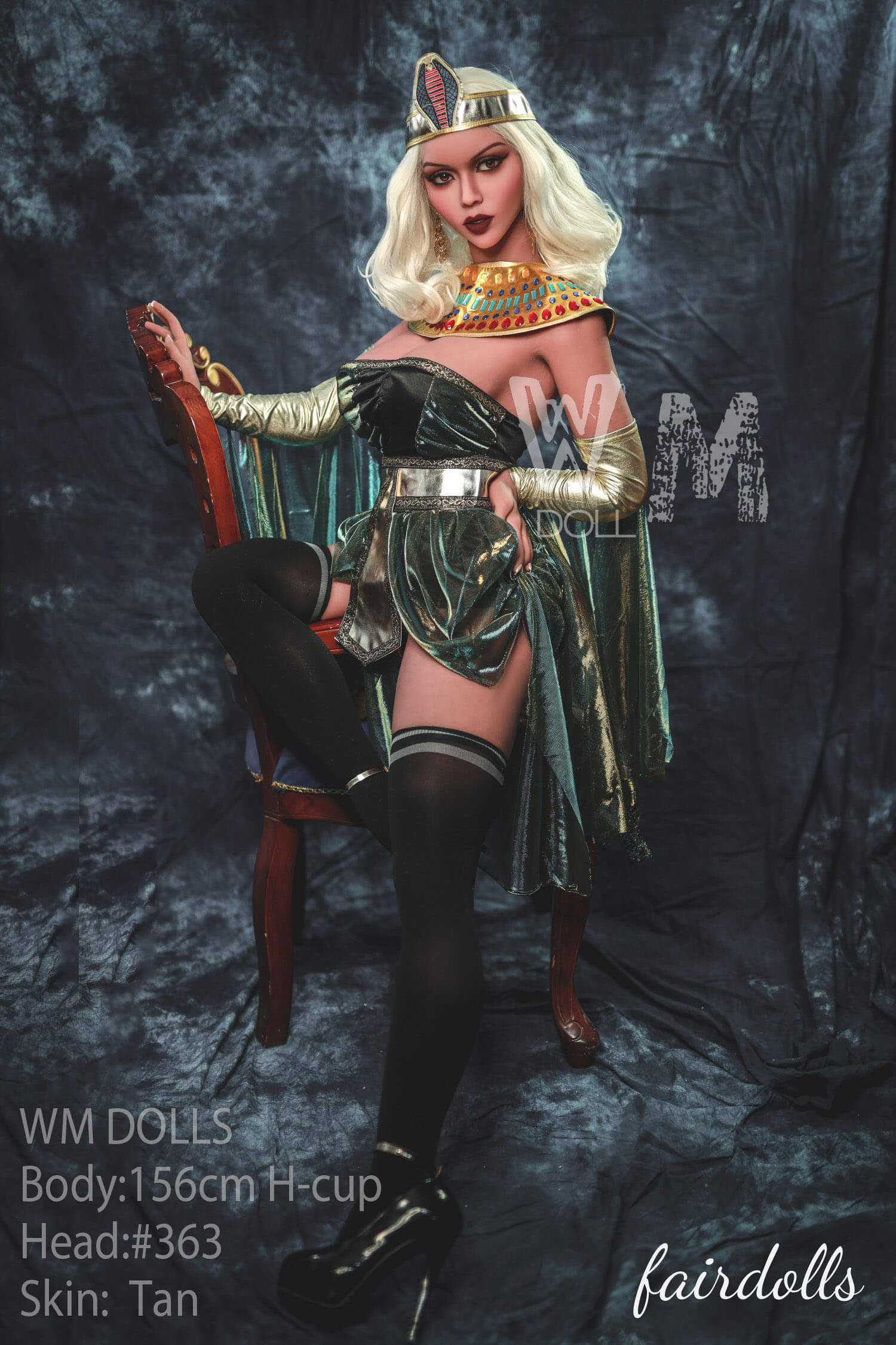 5'1" (156cm) H-Cup Busty Cleopatra Sex Doll - Stacey (WM Doll)
