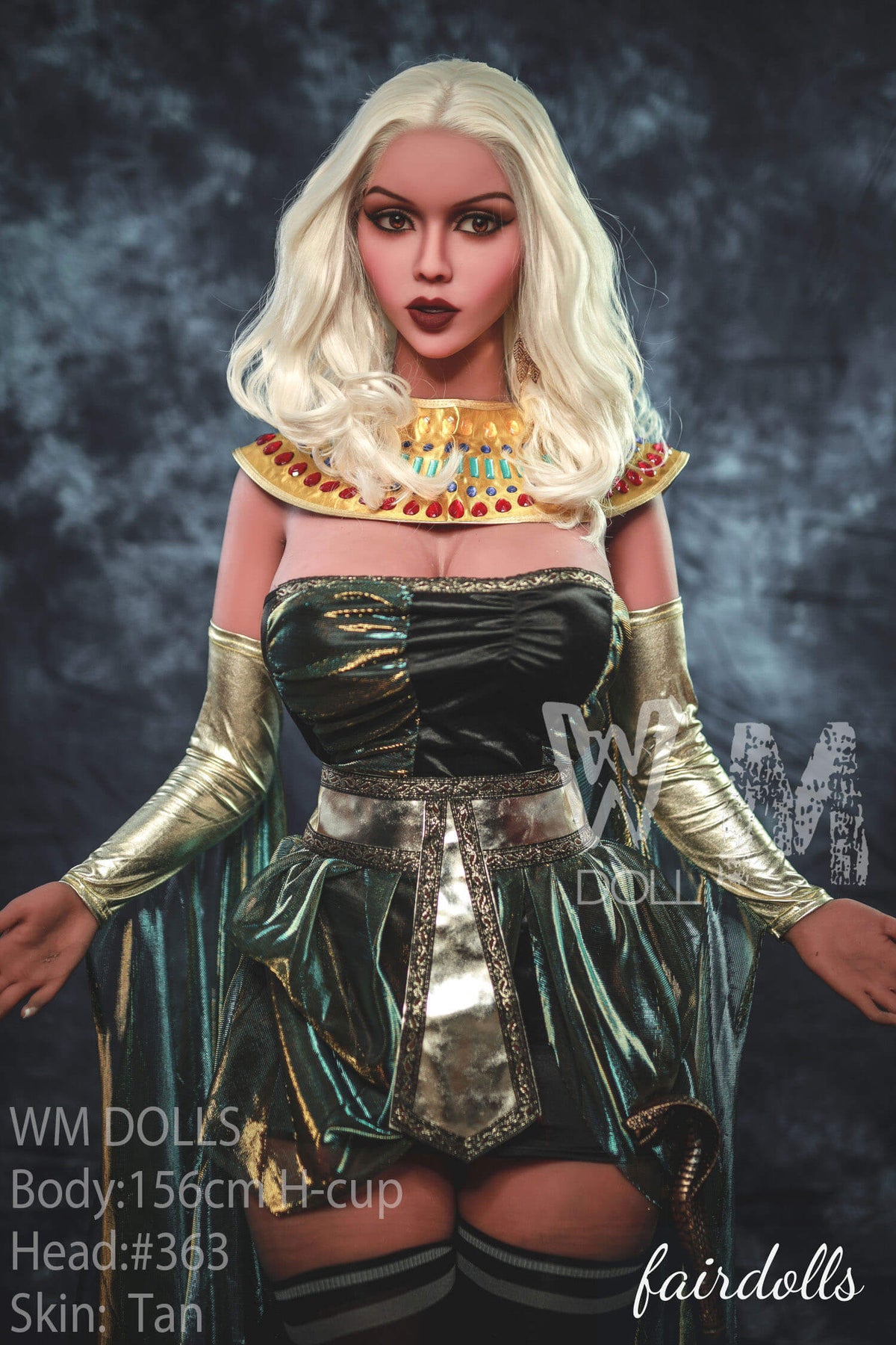 5'1" (156cm) H-Cup Busty Cleopatra Sex Doll - Stacey (WM Doll)