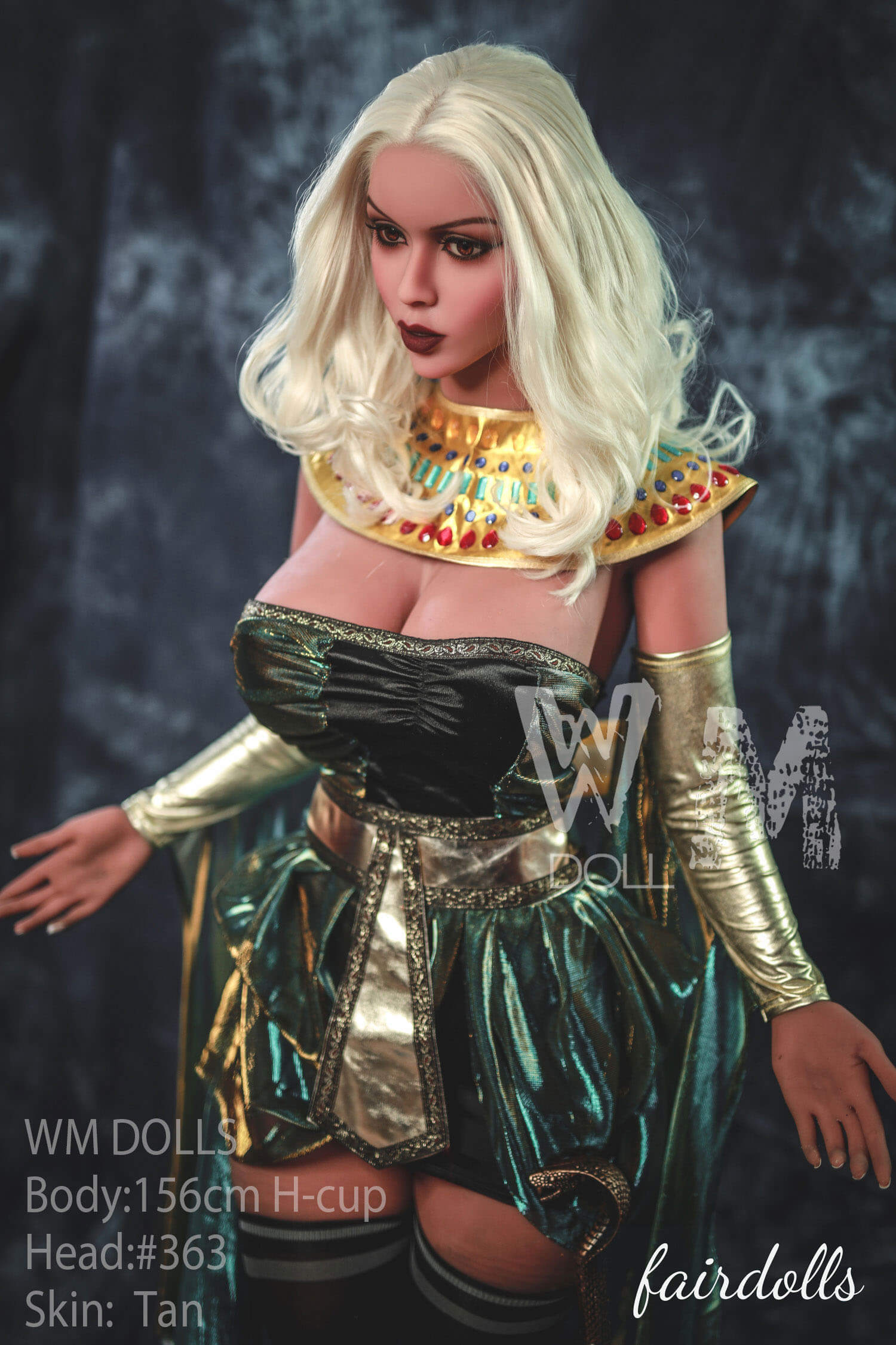 5'1" (156cm) H-Cup Busty Cleopatra Sex Doll - Stacey (WM Doll)